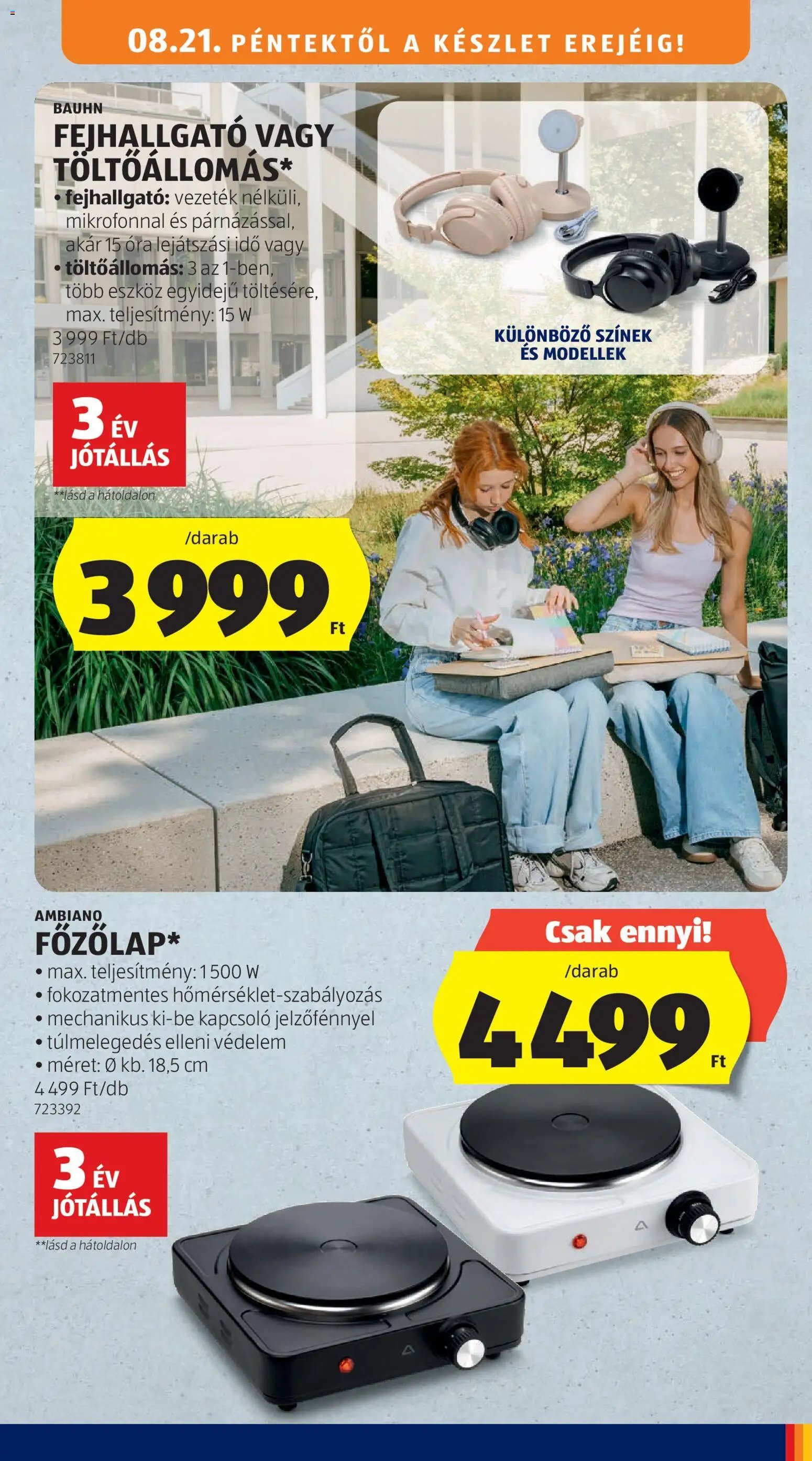 Aldi újság 2026.08.21. Aldi akciós újság