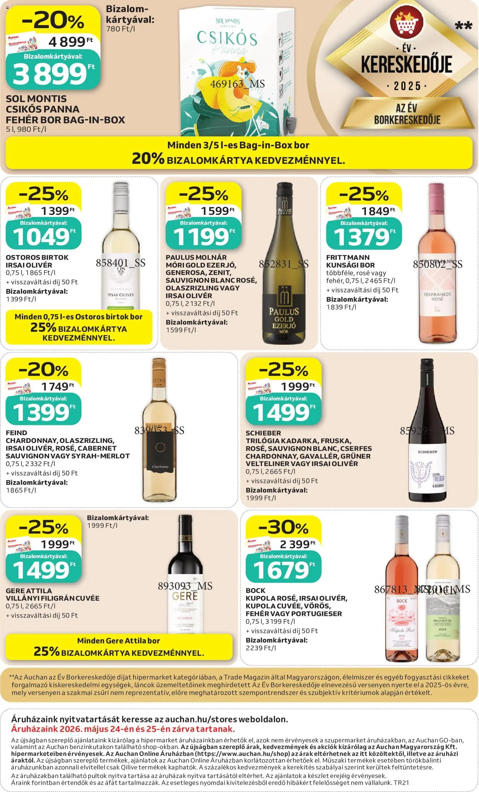 Auchan újság 2026.05.21. Auchan Grill Ajánlataink (2026-05-21 - 2026-06-03)
