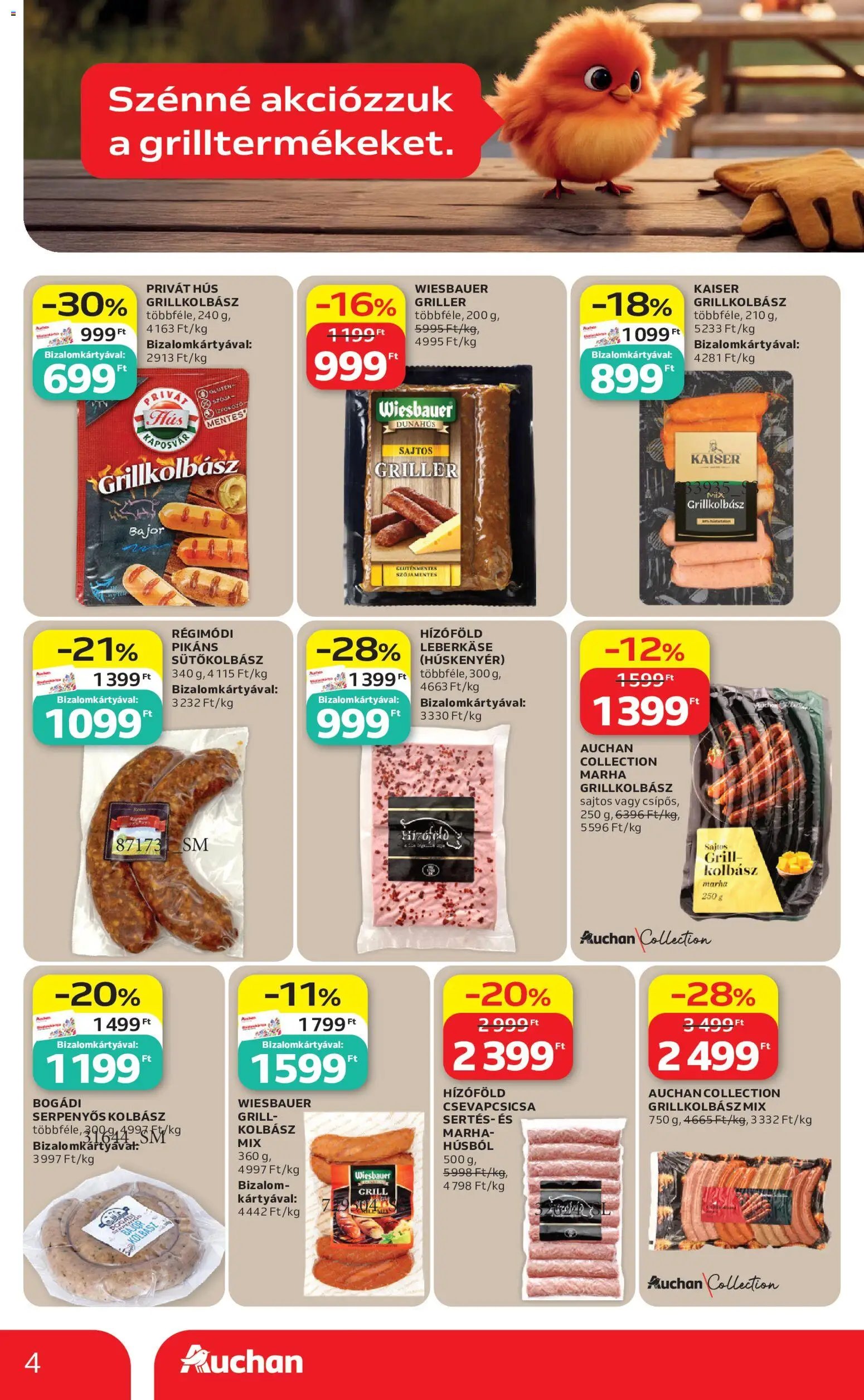 Auchan újság 2026.05.21. Auchan Grill Ajánlataink (2026-05-21 - 2026-06-03)