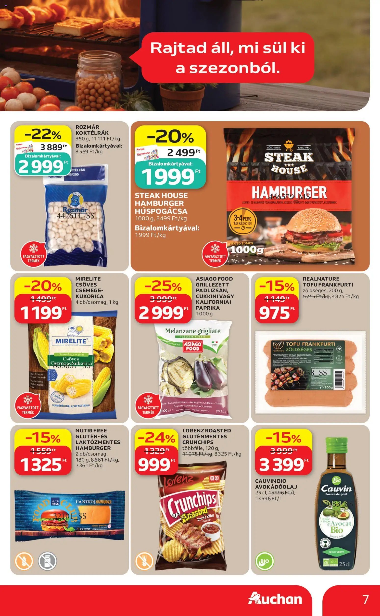 Auchan újság 2026.05.21. Auchan Grill Ajánlataink (2026-05-21 - 2026-06-03)