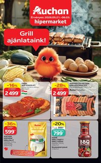 Auchan újság 2026.05.21. Auchan Grill Ajánlataink (2026-05-21 - 2026-06-03)