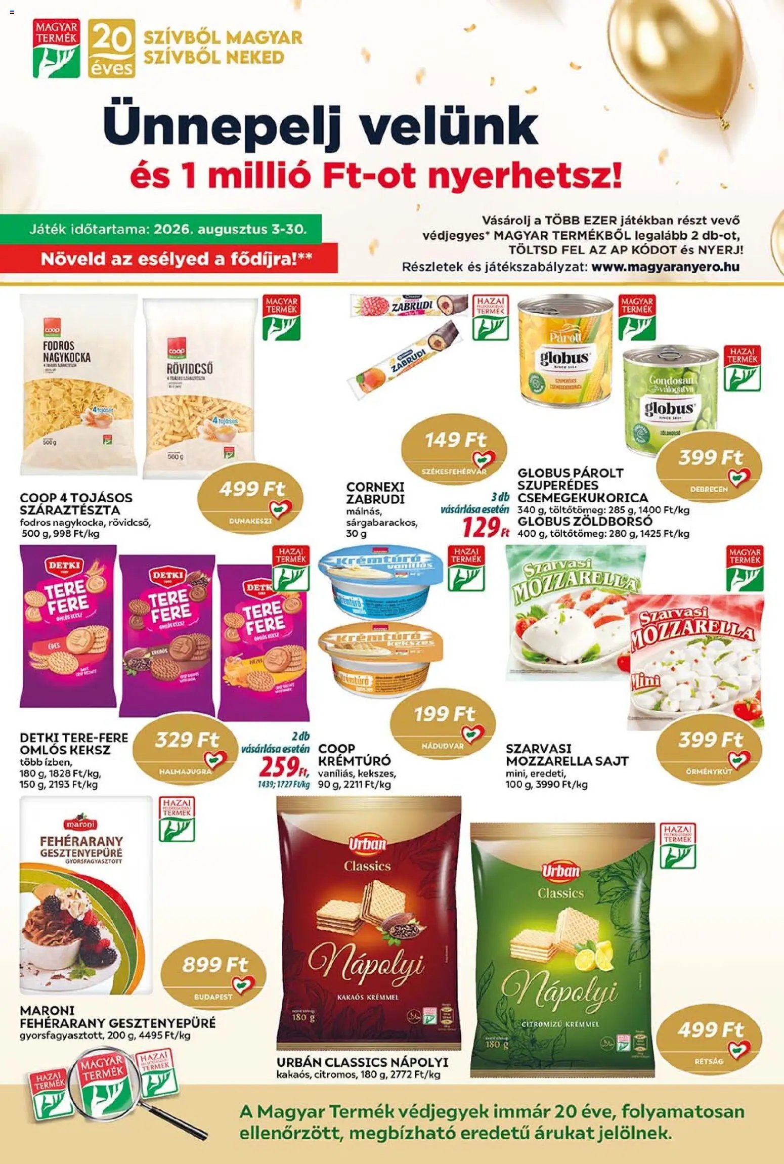COOP újság 2026.08.13. COOP - Szuper Plusz / Tisza