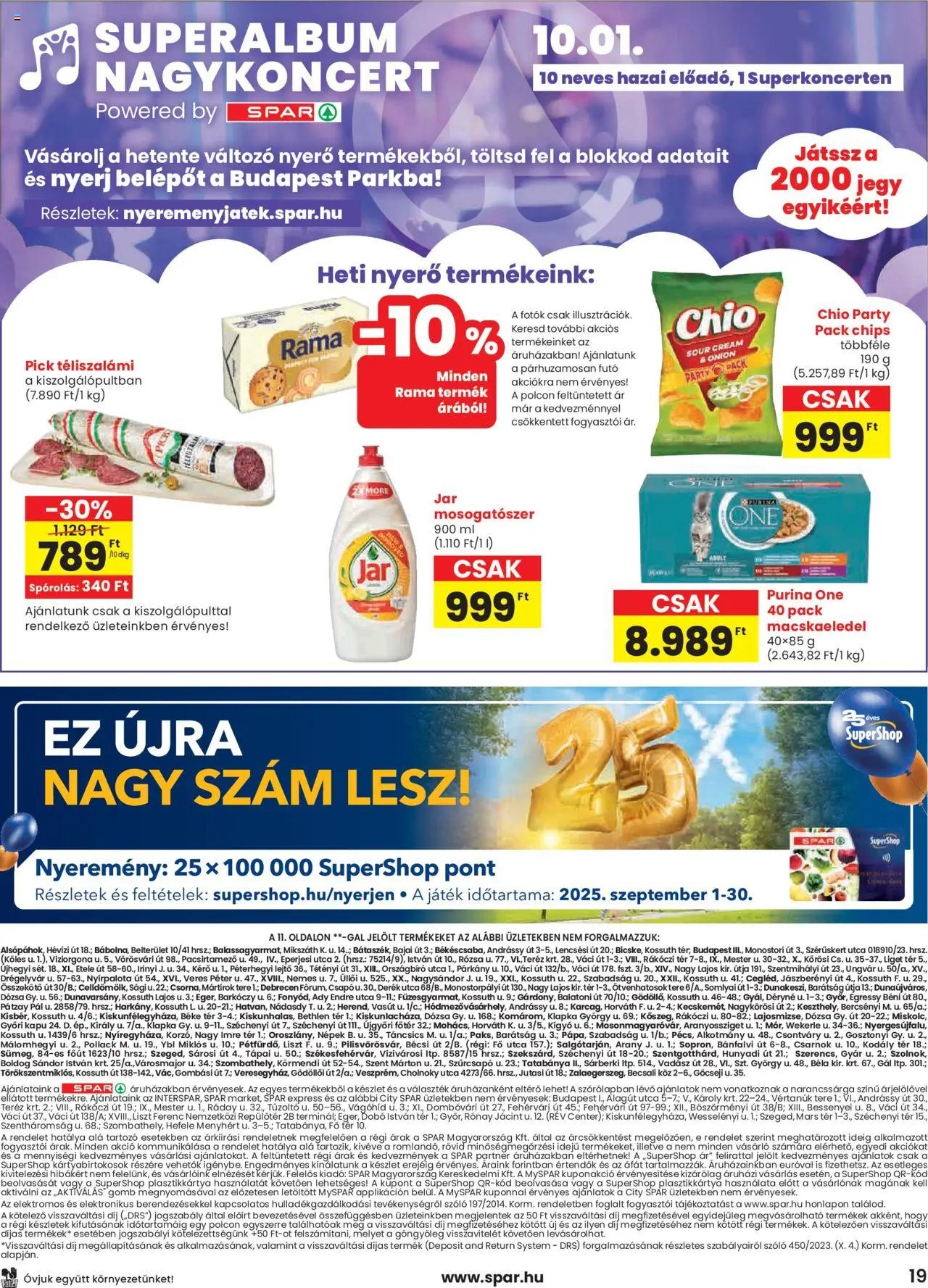 Spar újság 2025.09.11. Akciós újság Spar (2025-09-11 - 2025-09-17)