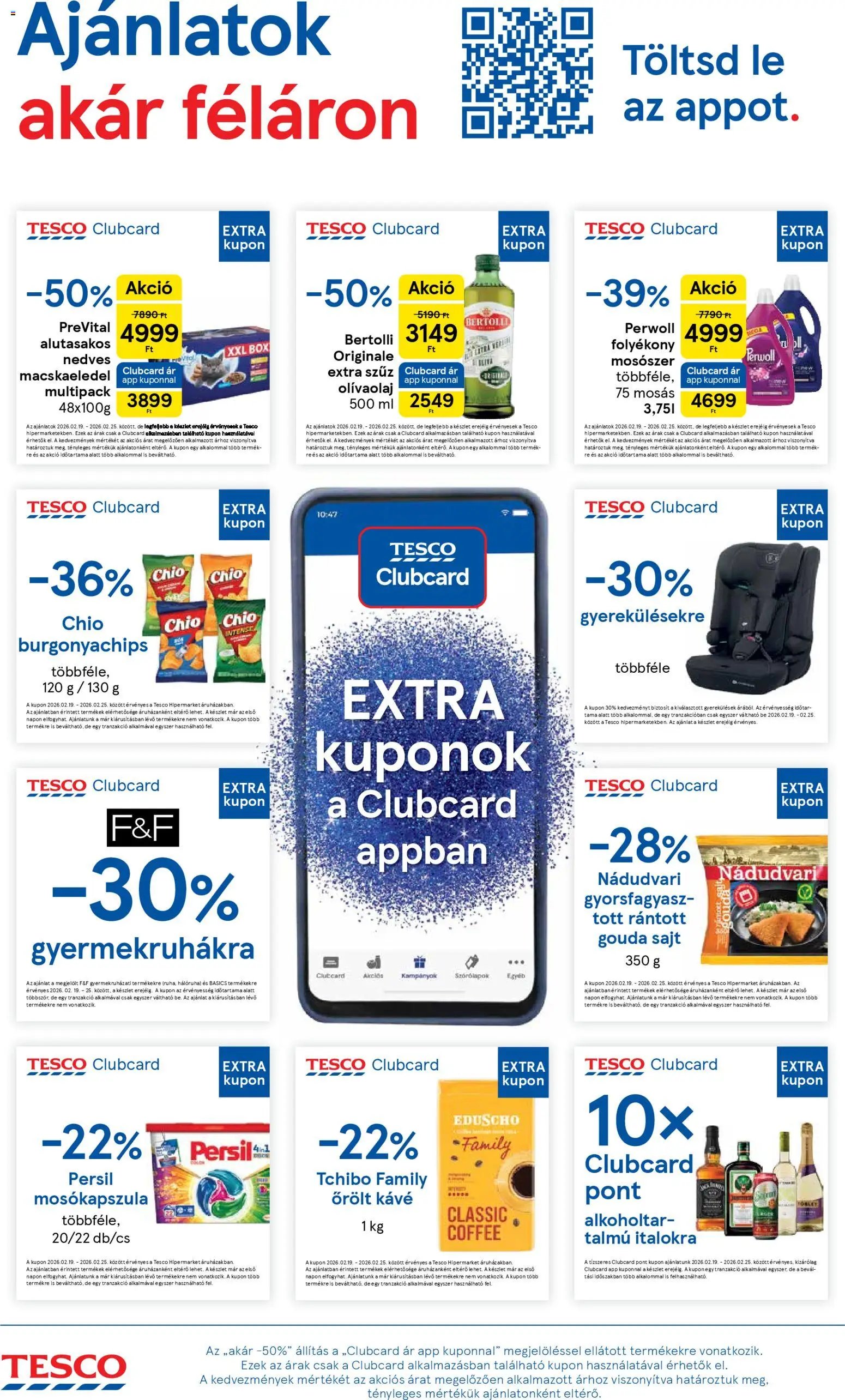 Tesco újság 2026.02.19. Akciós újság Tesco (2026-02-19 - 2026-02-25)