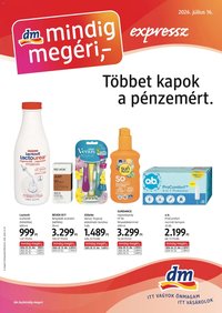 DM Drogerie Markt újság 2026.07.16. DM Drogerie Markt akciós újság