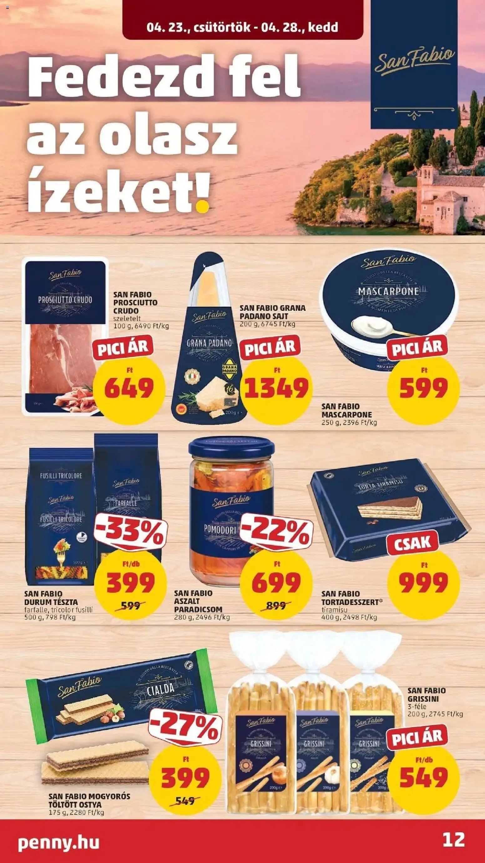 PENNY újság 2026.04.23. Penny aktuális akciós újság (2026-04-23 - 2026-04-28)