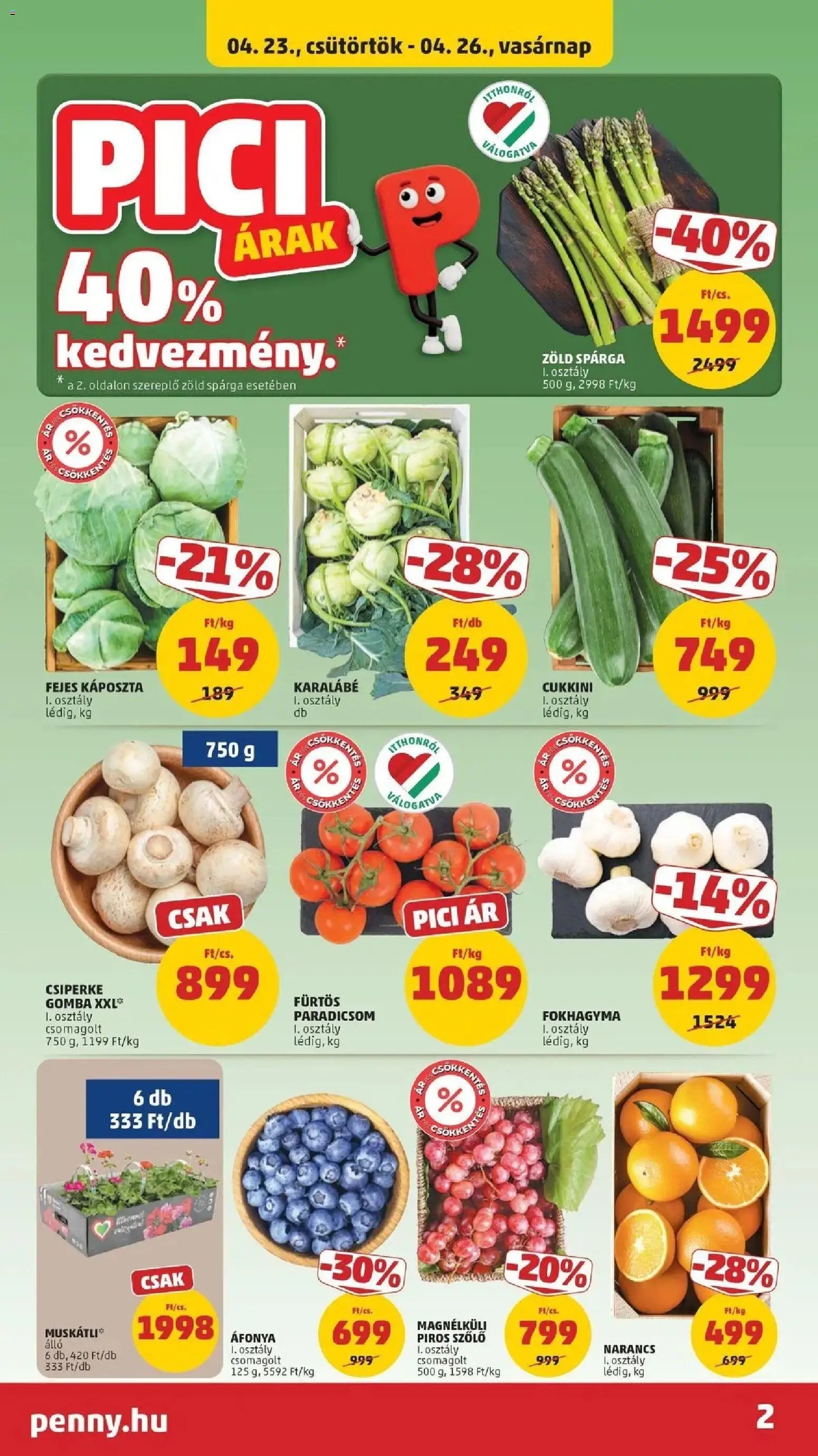 PENNY újság 2026.04.23. Penny aktuális akciós újság (2026-04-23 - 2026-04-28)