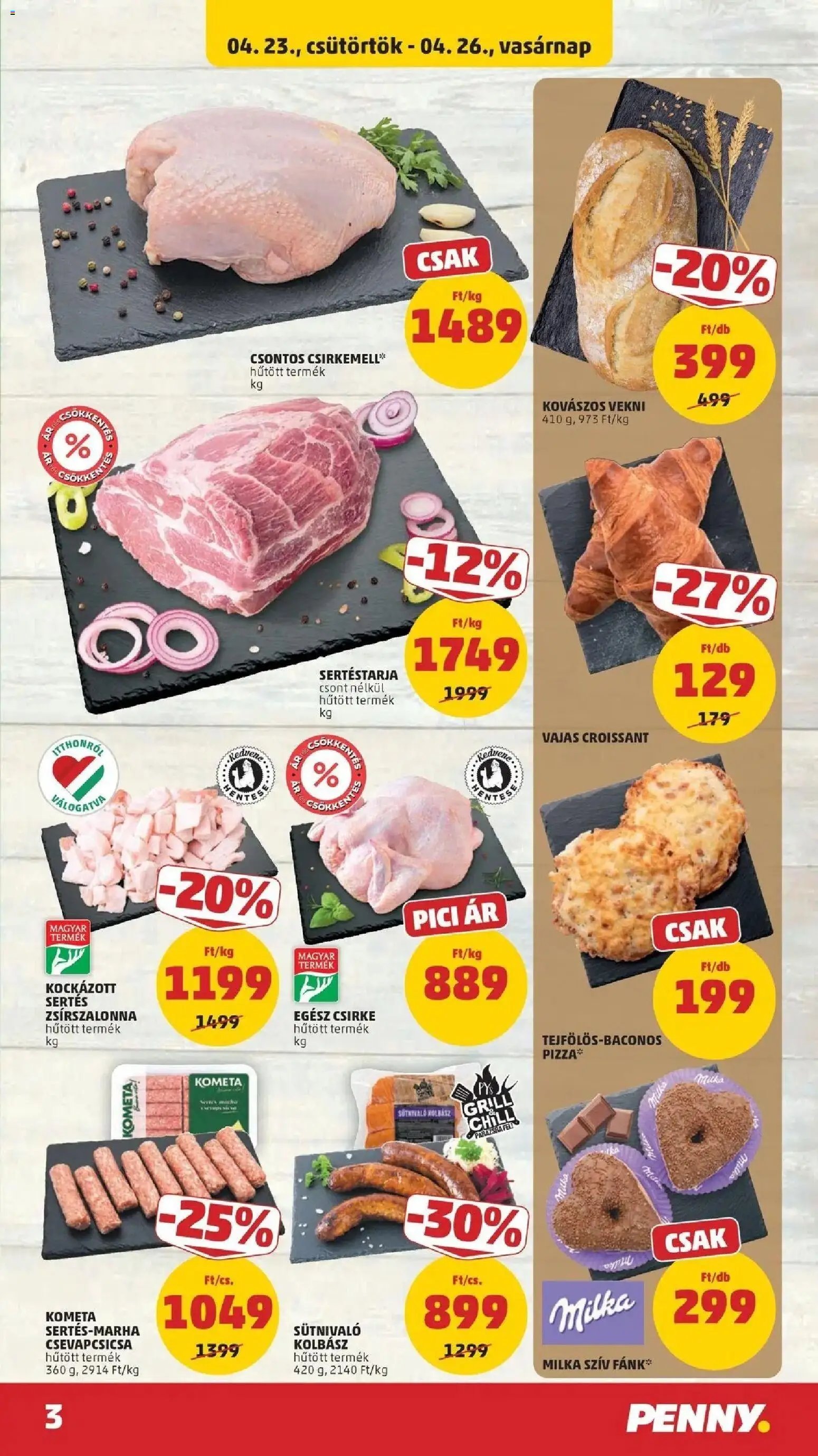 PENNY újság 2026.04.23. Penny aktuális akciós újság (2026-04-23 - 2026-04-28)