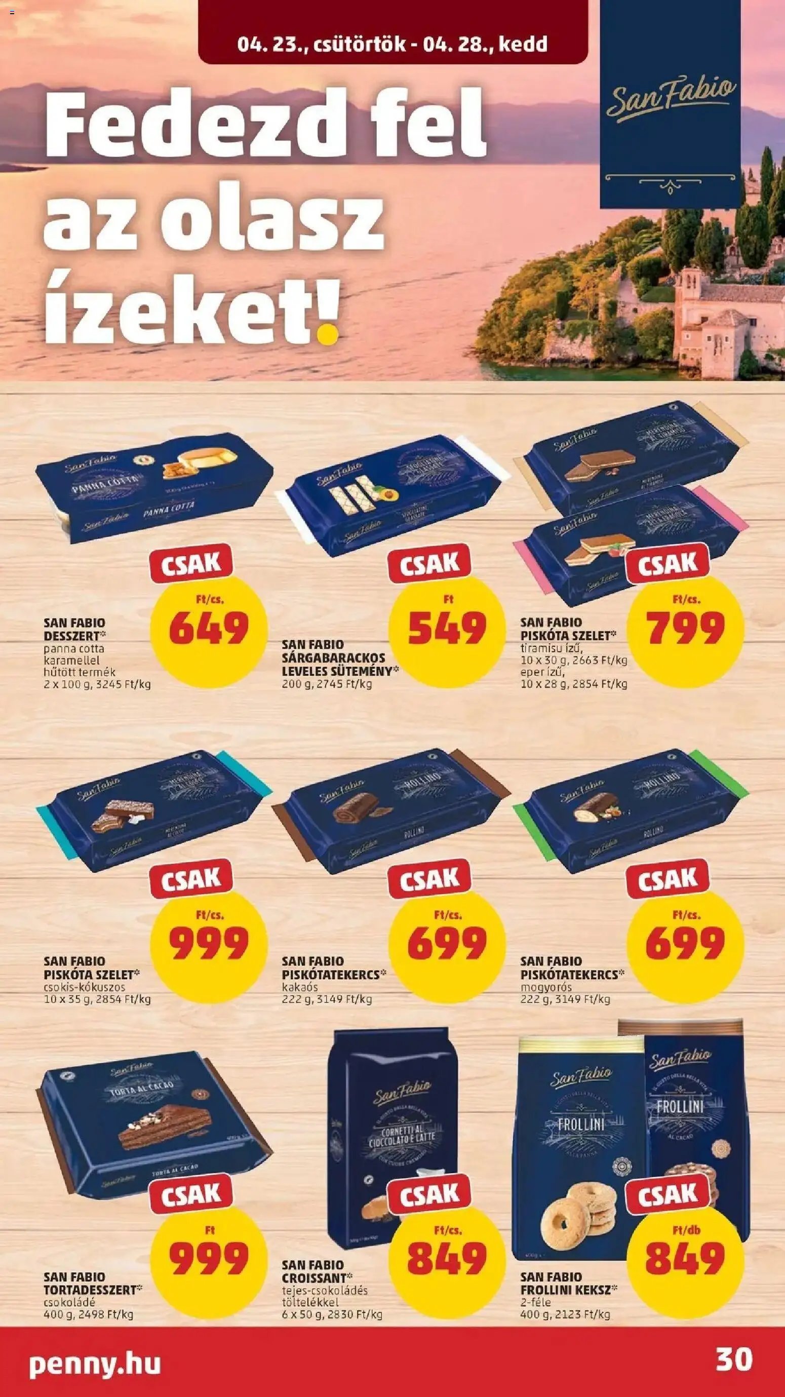 PENNY újság 2026.04.23. Penny aktuális akciós újság (2026-04-23 - 2026-04-28)