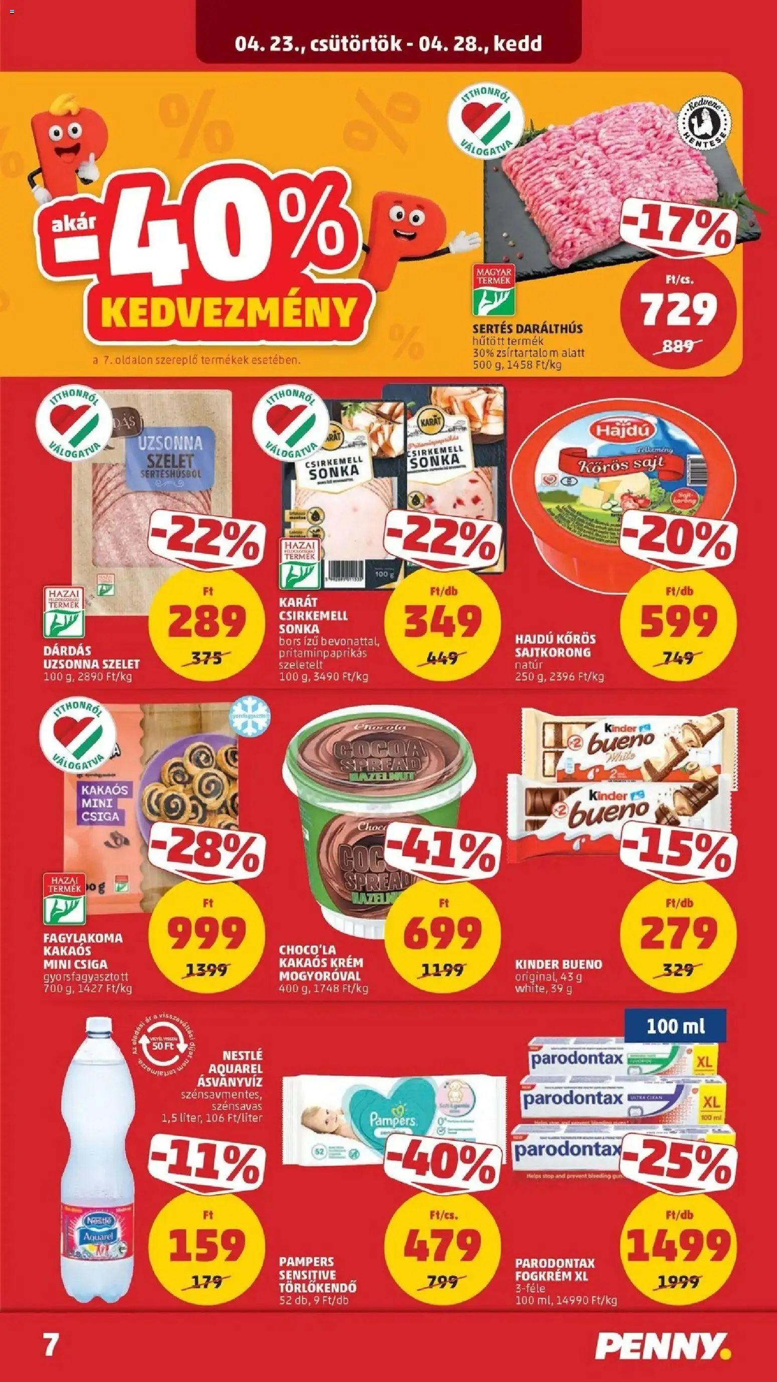 PENNY újság 2026.04.23. Penny aktuális akciós újság (2026-04-23 - 2026-04-28)