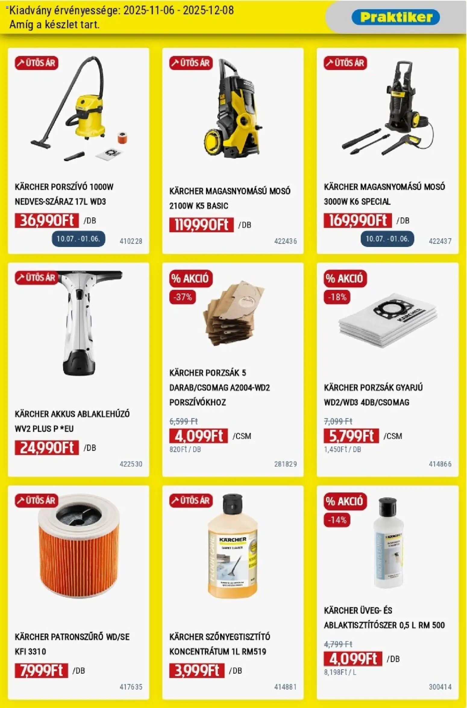 Praktiker újság 2025.11.06. Akciós újság Praktiker (2025-11-06 - 2025-12-08)