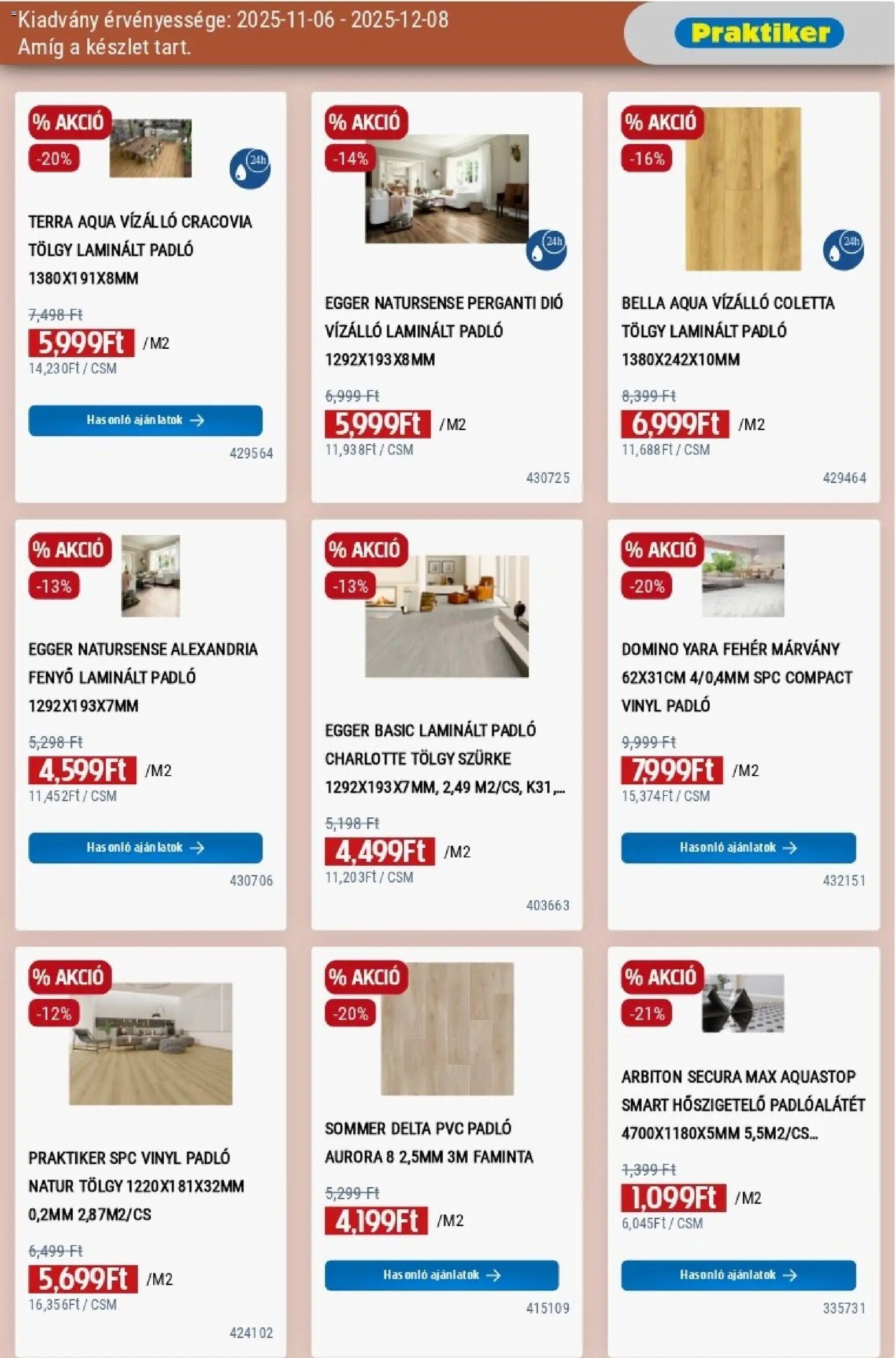 Praktiker újság 2025.11.06. Akciós újság Praktiker (2025-11-06 - 2025-12-08)