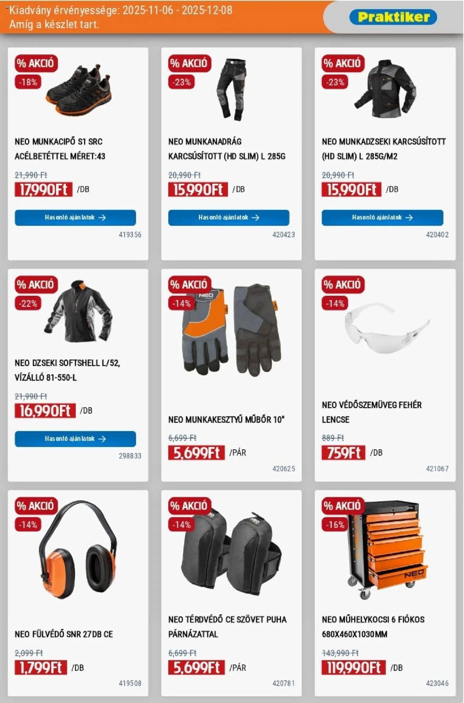 Praktiker újság 2025.11.06. Akciós újság Praktiker (2025-11-06 - 2025-12-08)