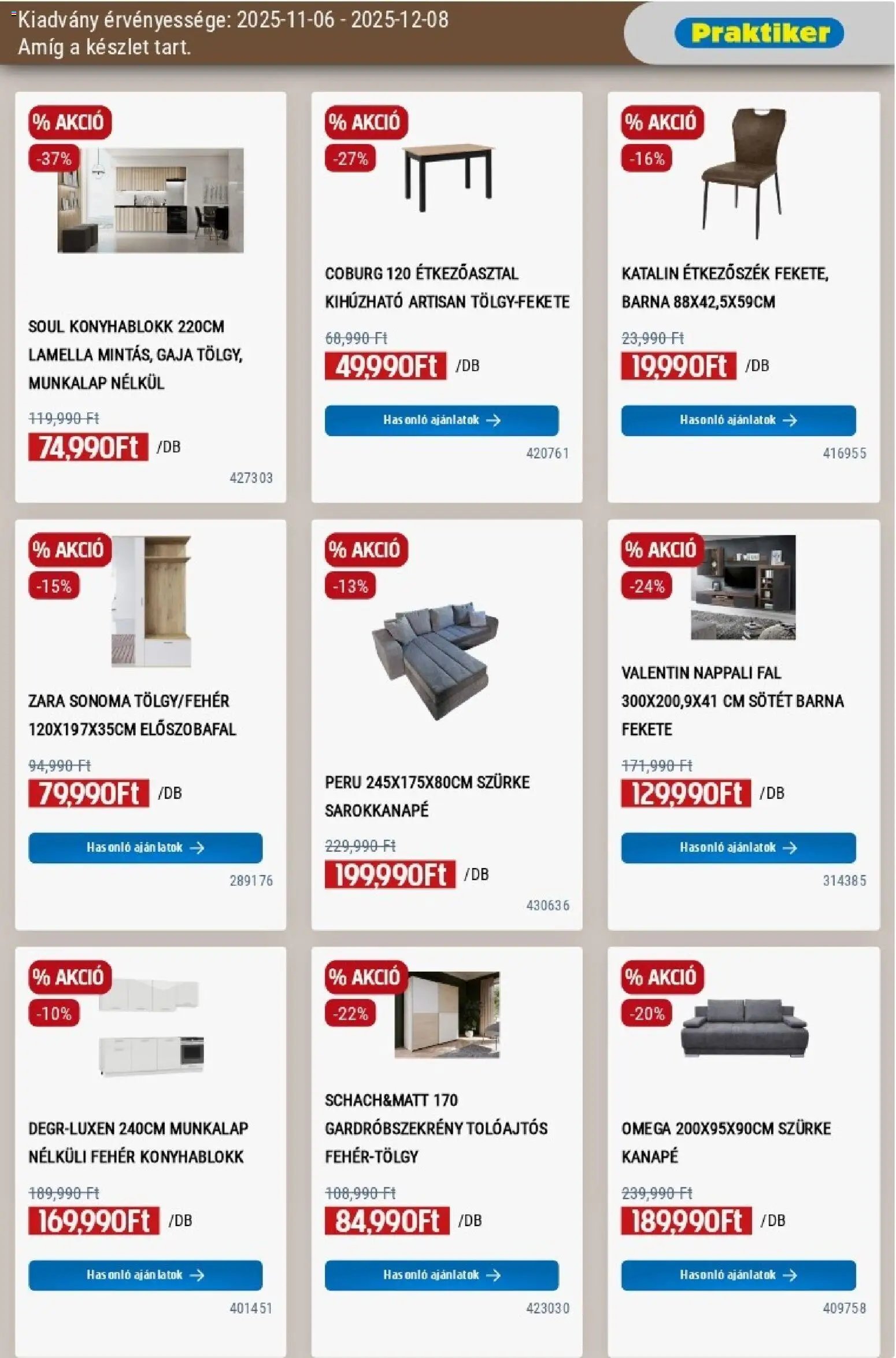 Praktiker újság 2025.11.06. Akciós újság Praktiker (2025-11-06 - 2025-12-08)