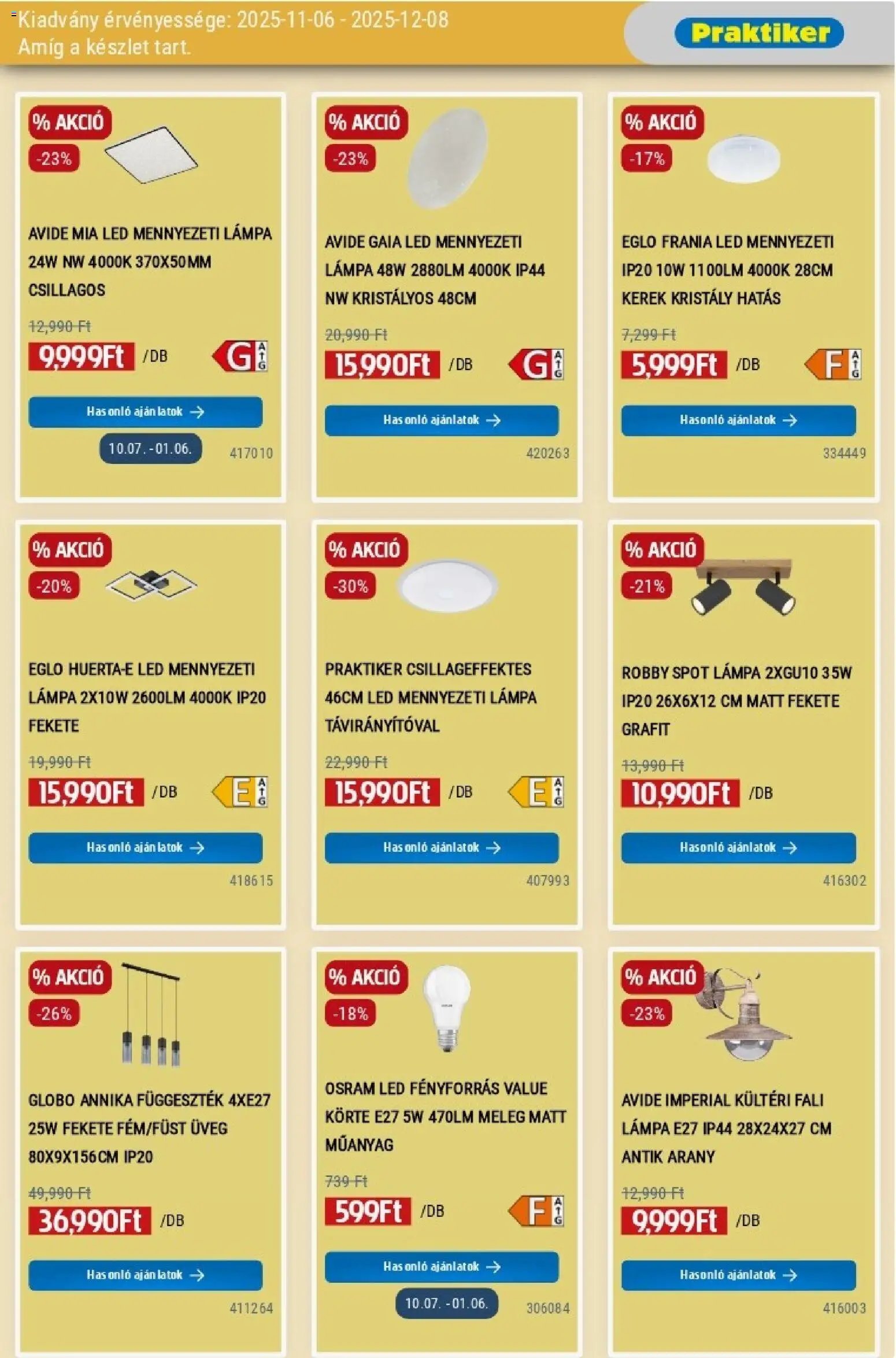 Praktiker újság 2025.11.06. Akciós újság Praktiker (2025-11-06 - 2025-12-08)