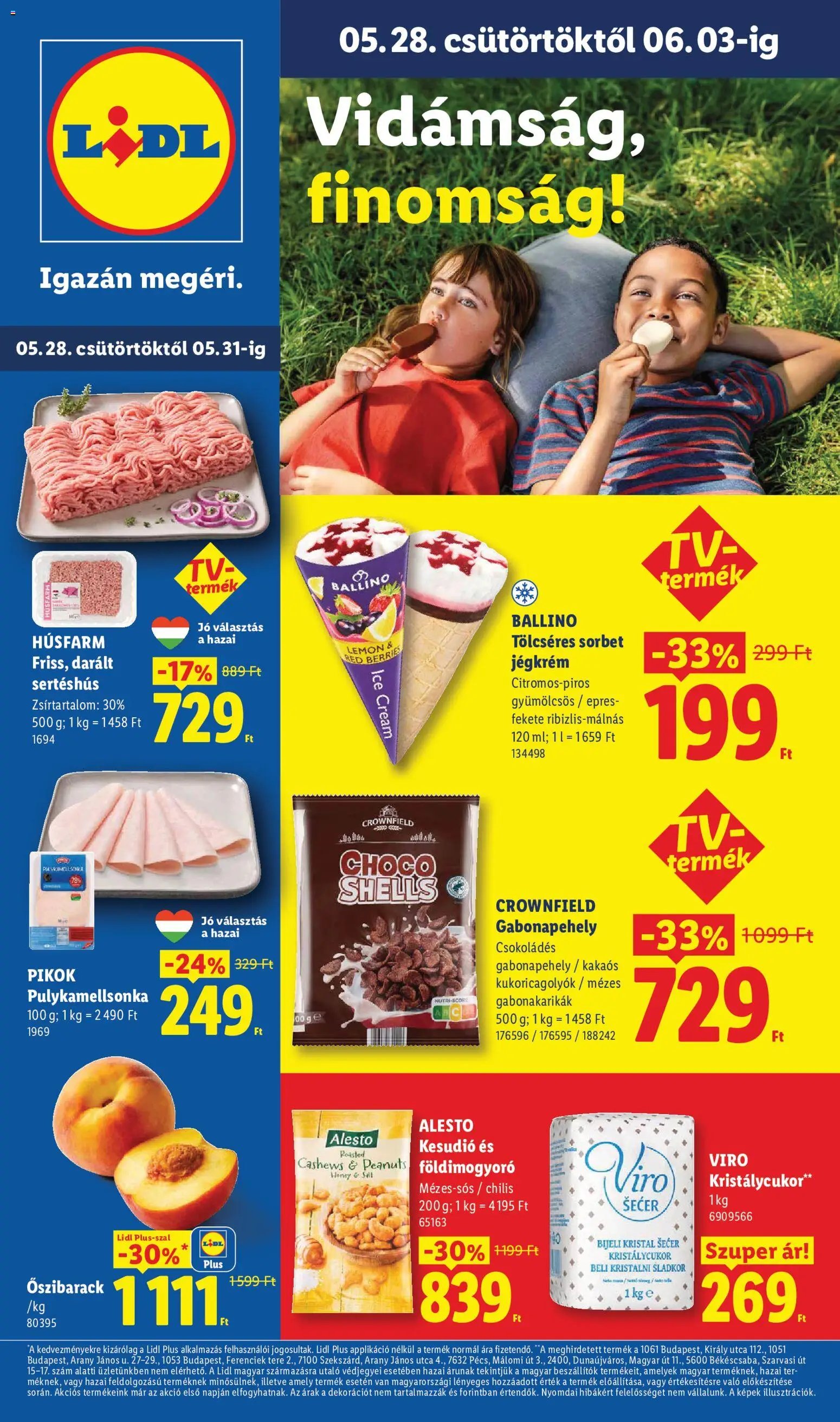 Lidl újság 2026.05.28. Lidl akciós újság (2026-05-28 - 2026-06-03)