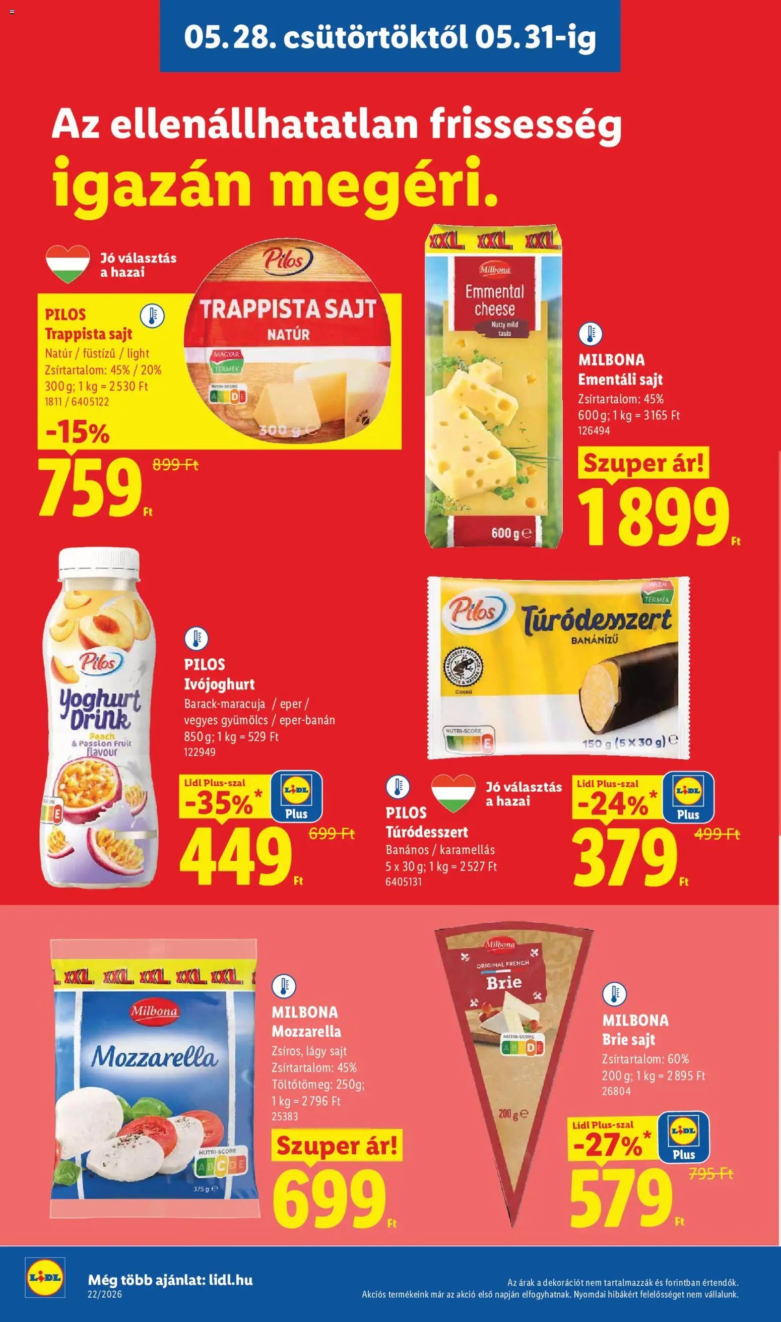 Lidl újság 2026.05.28. Lidl akciós újság (2026-05-28 - 2026-06-03)