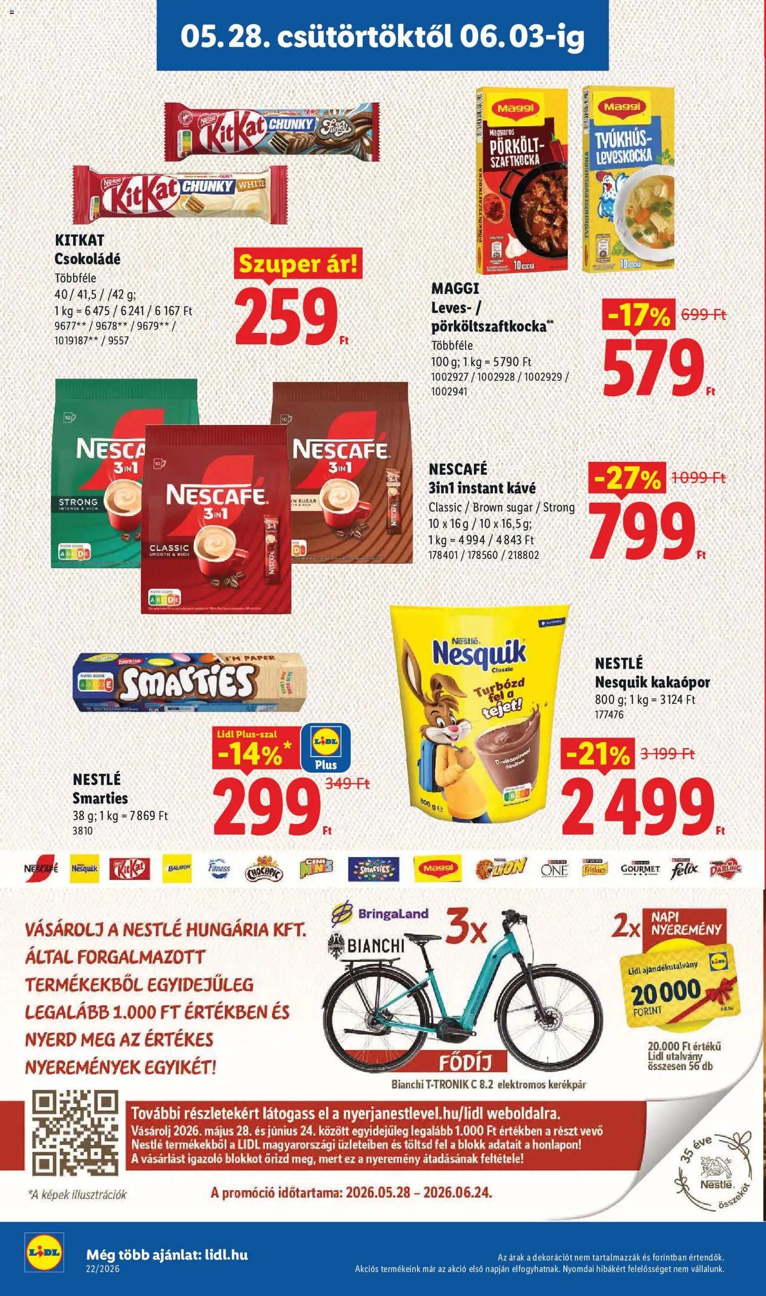 Lidl újság 2026.05.28. Lidl akciós újság (2026-05-28 - 2026-06-03)