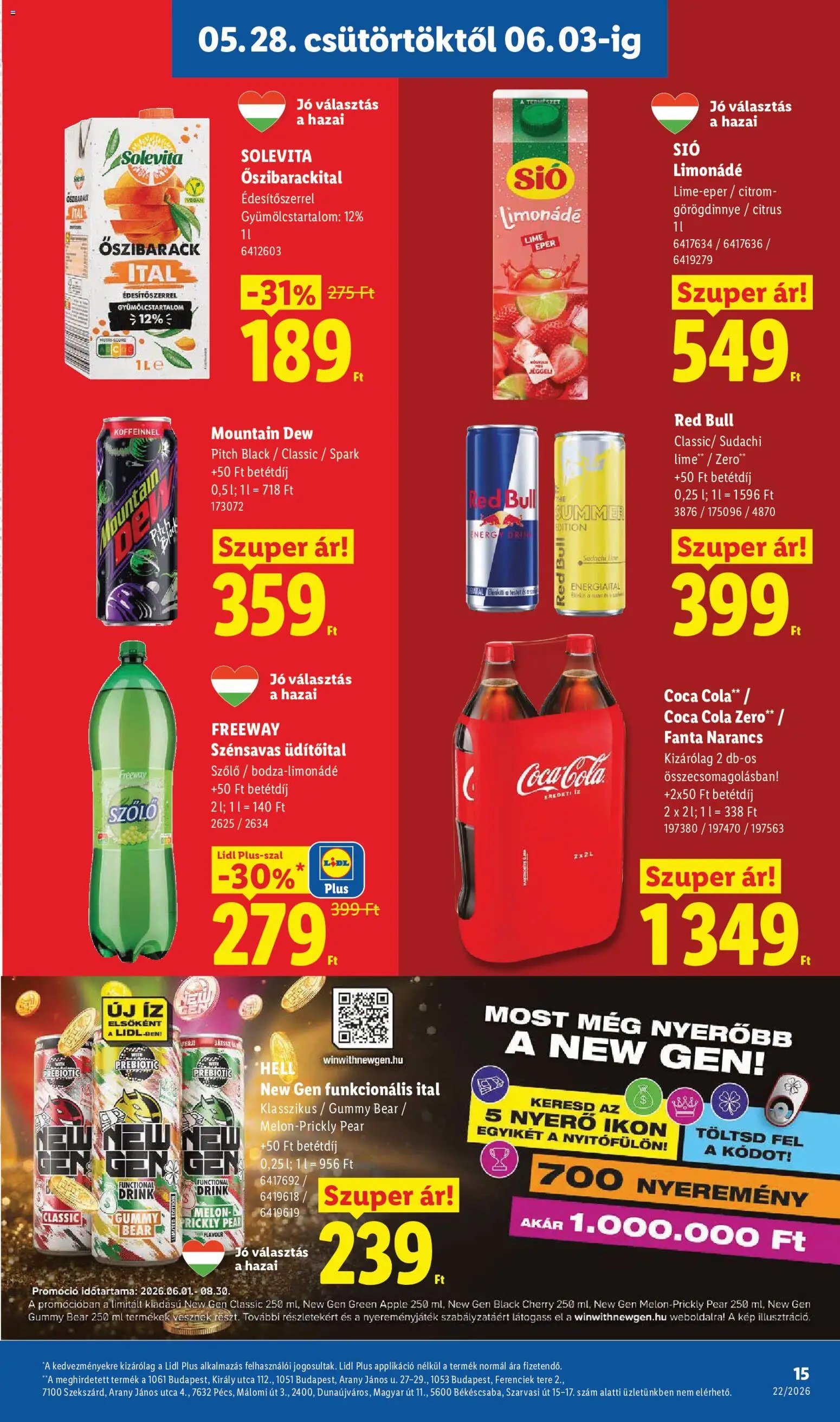 Lidl újság 2026.05.28. Lidl akciós újság (2026-05-28 - 2026-06-03)