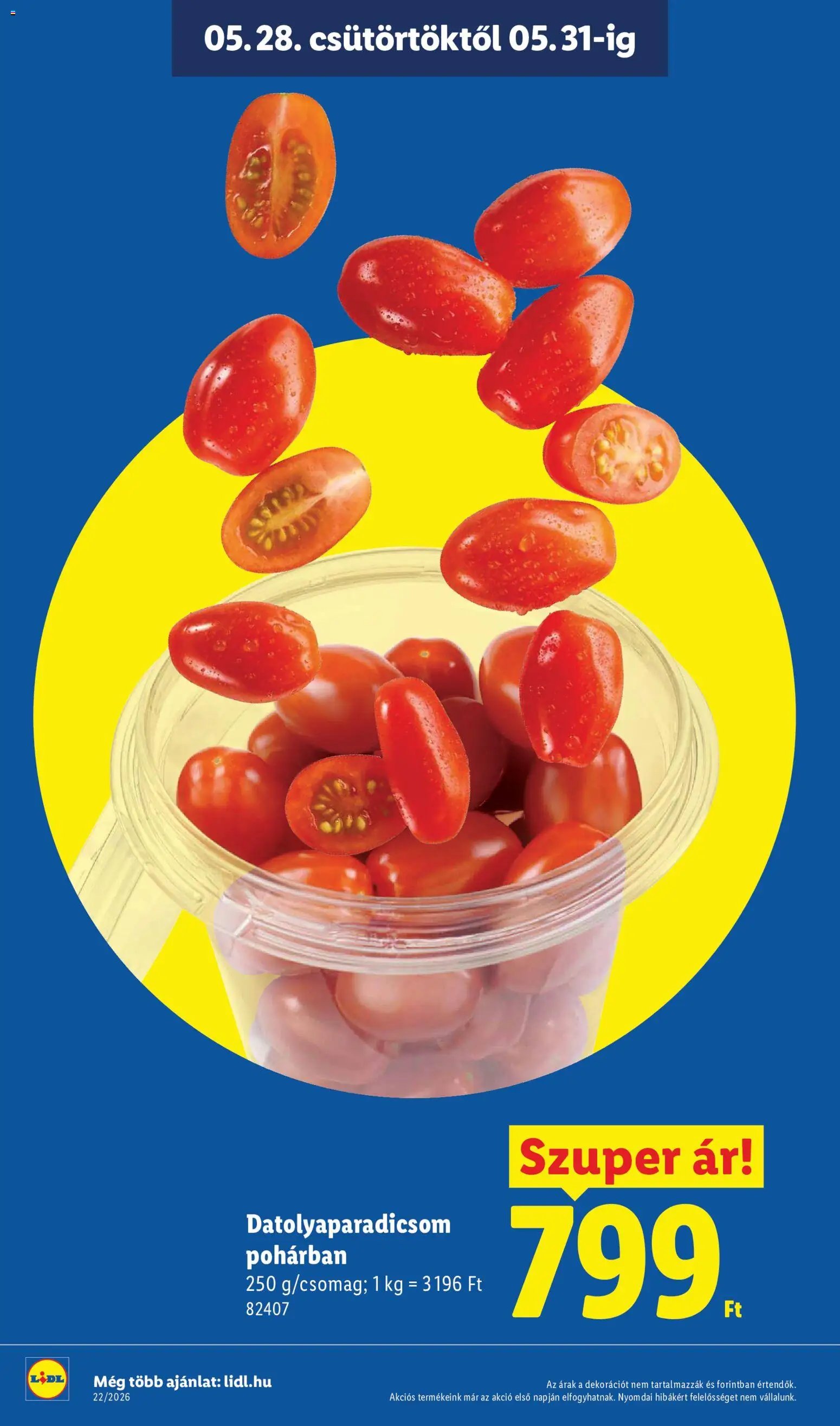 Lidl újság 2026.05.28. Lidl akciós újság (2026-05-28 - 2026-06-03)