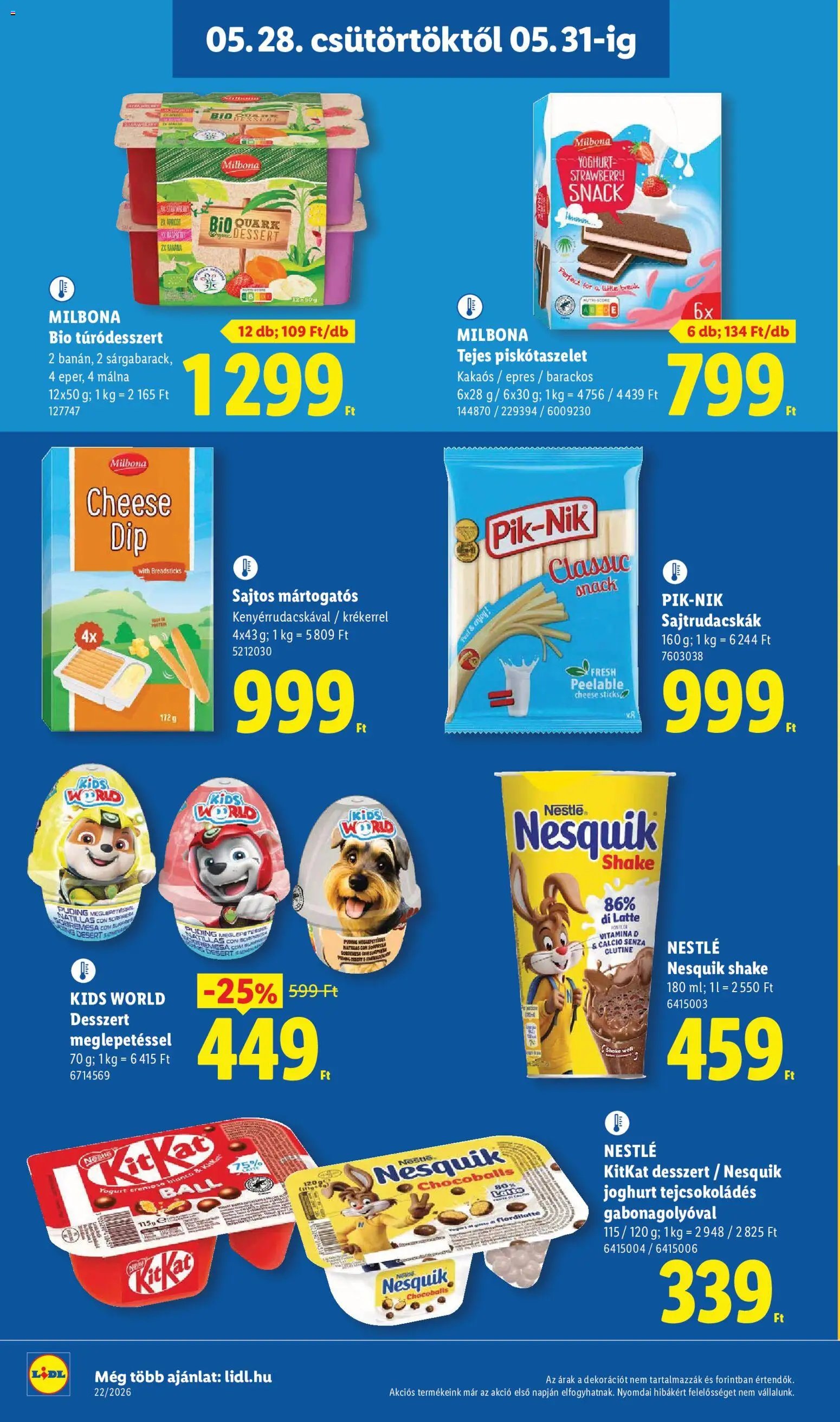 Lidl újság 2026.05.28. Lidl akciós újság (2026-05-28 - 2026-06-03)