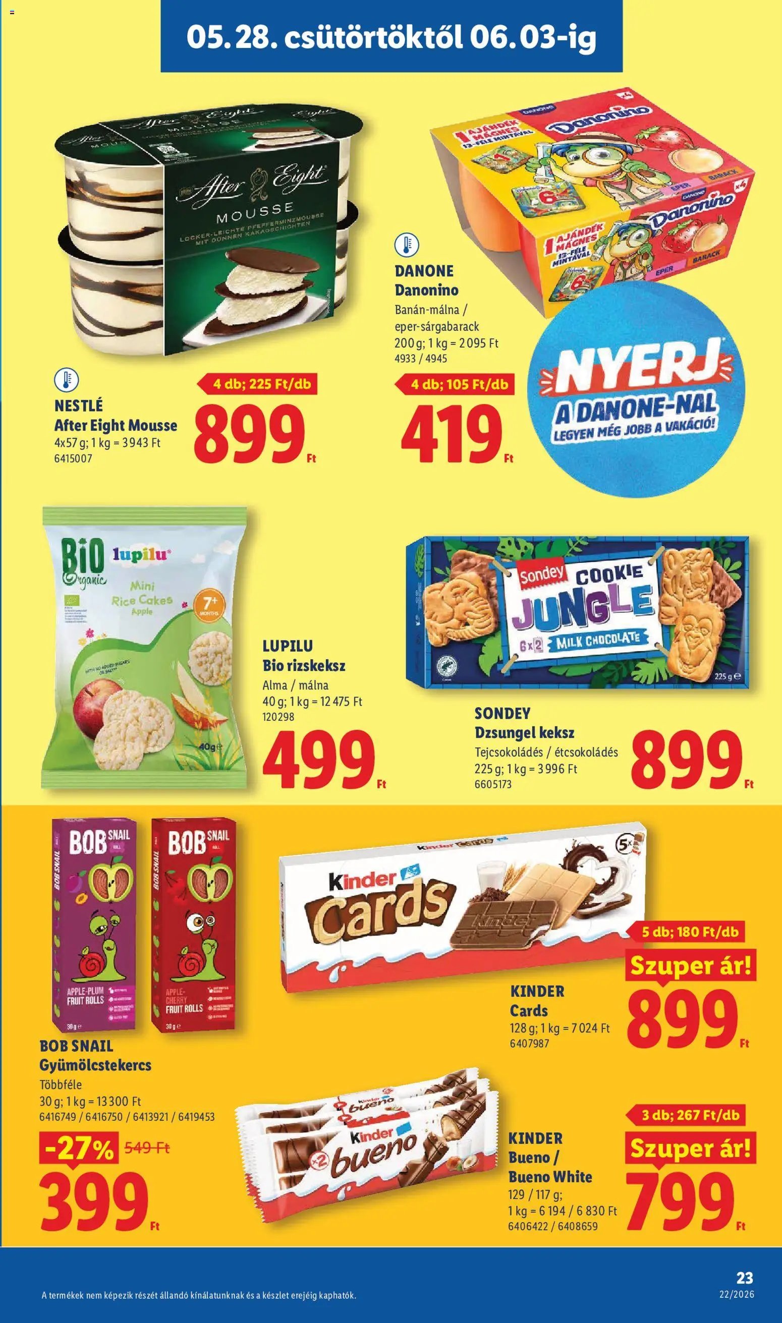 Lidl újság 2026.05.28. Lidl akciós újság (2026-05-28 - 2026-06-03)