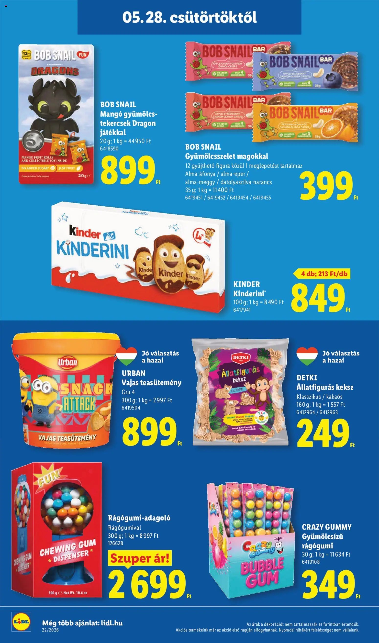 Lidl újság 2026.05.28. Lidl akciós újság (2026-05-28 - 2026-06-03)