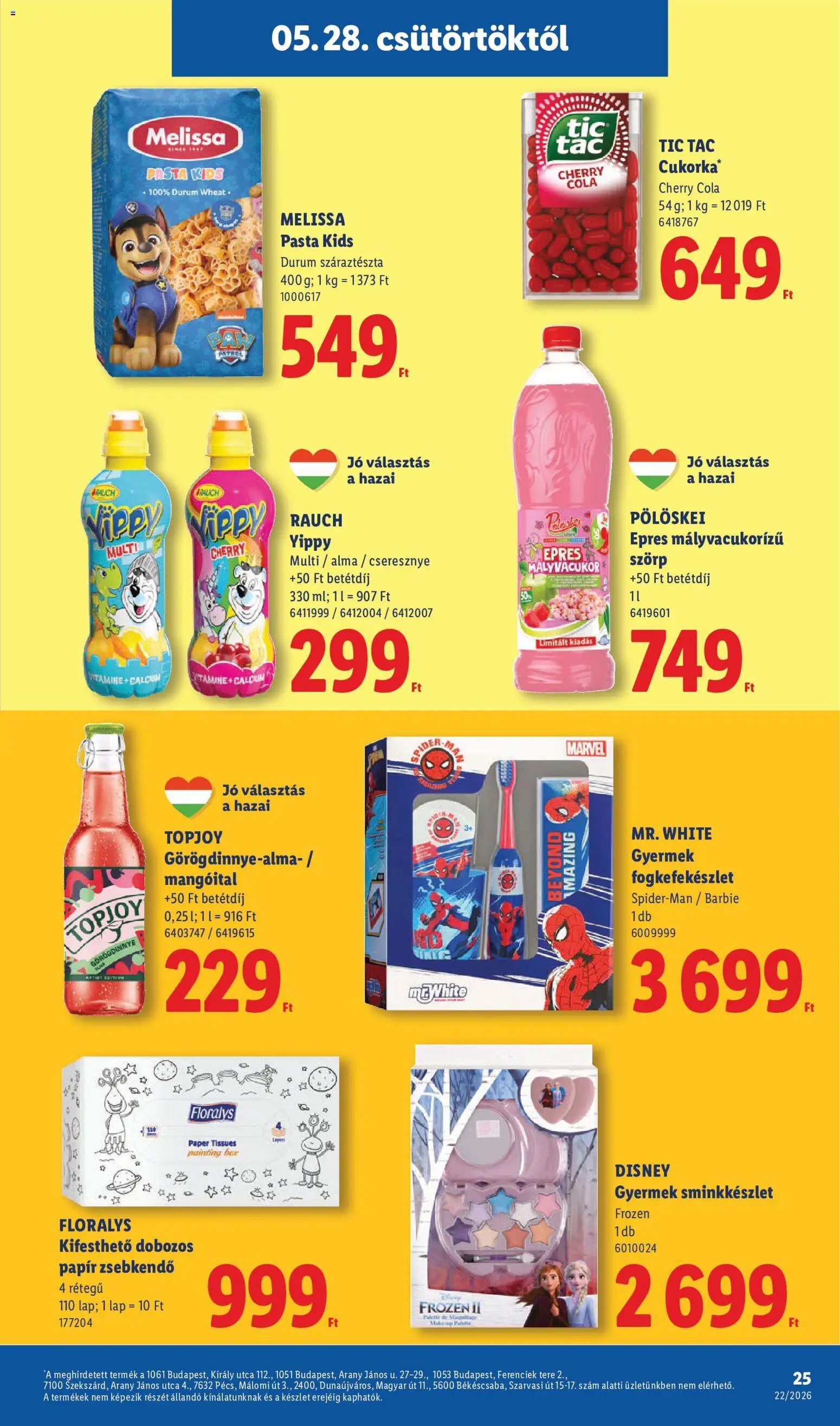 Lidl újság 2026.05.28. Lidl akciós újság (2026-05-28 - 2026-06-03)