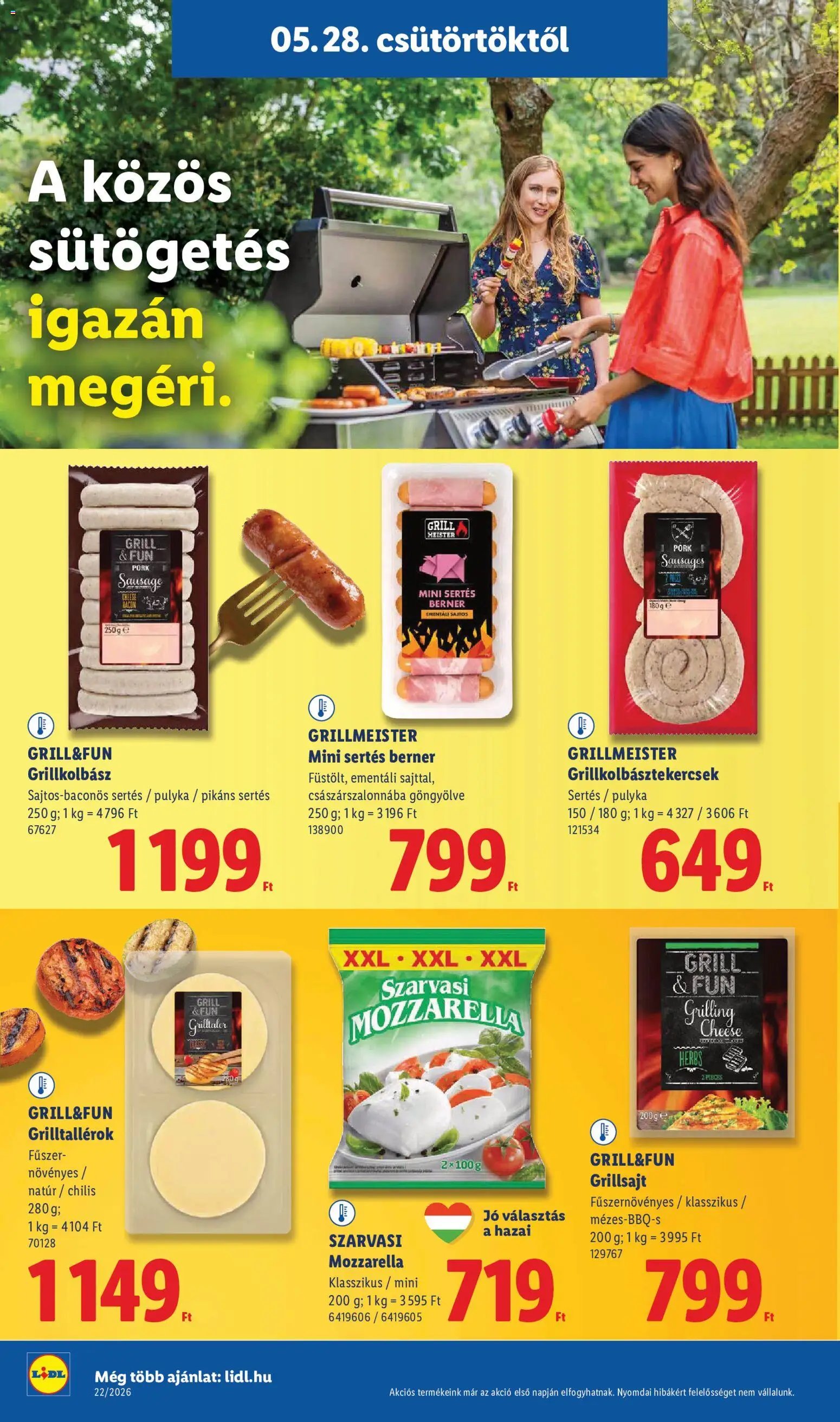 Lidl újság 2026.05.28. Lidl akciós újság (2026-05-28 - 2026-06-03)