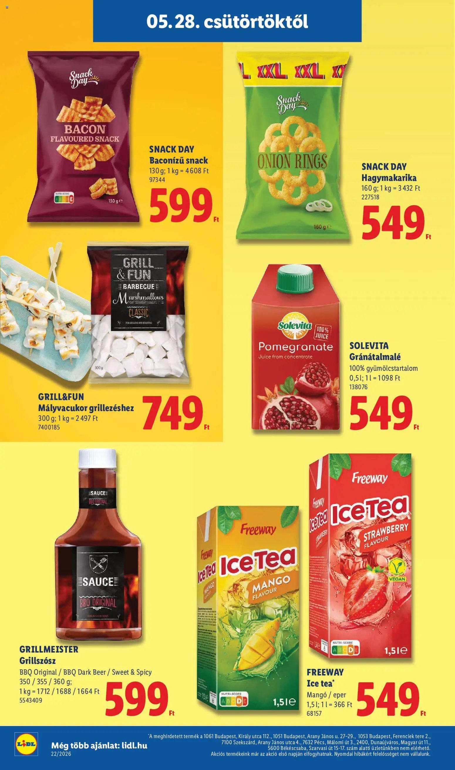 Lidl újság 2026.05.28. Lidl akciós újság (2026-05-28 - 2026-06-03)