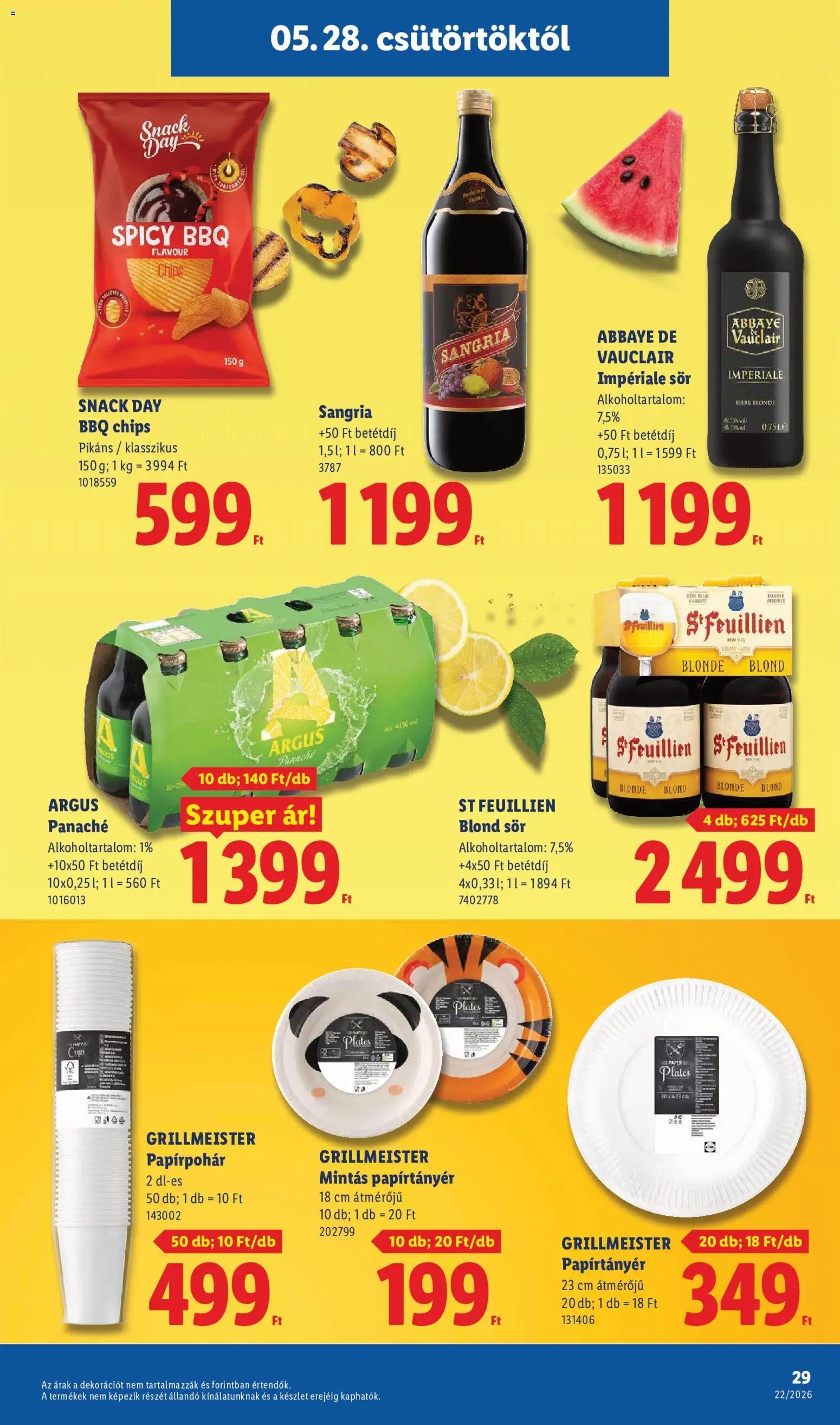 Lidl újság 2026.05.28. Lidl akciós újság (2026-05-28 - 2026-06-03)