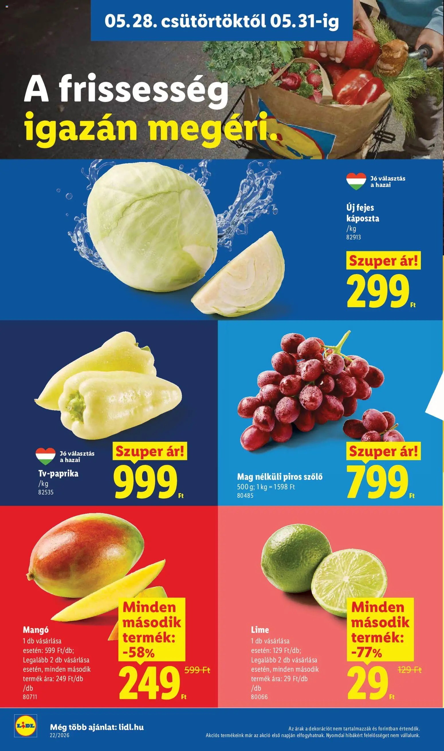 Lidl újság 2026.05.28. Lidl akciós újság (2026-05-28 - 2026-06-03)