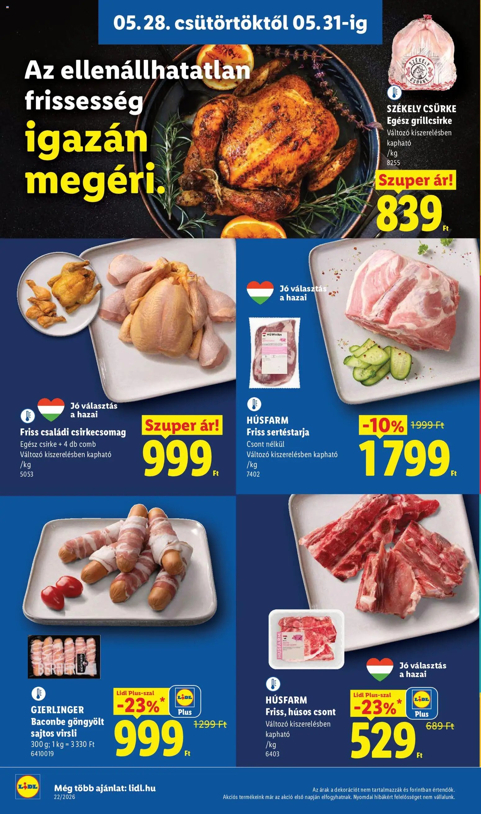 Lidl újság 2026.05.28. Lidl akciós újság (2026-05-28 - 2026-06-03)