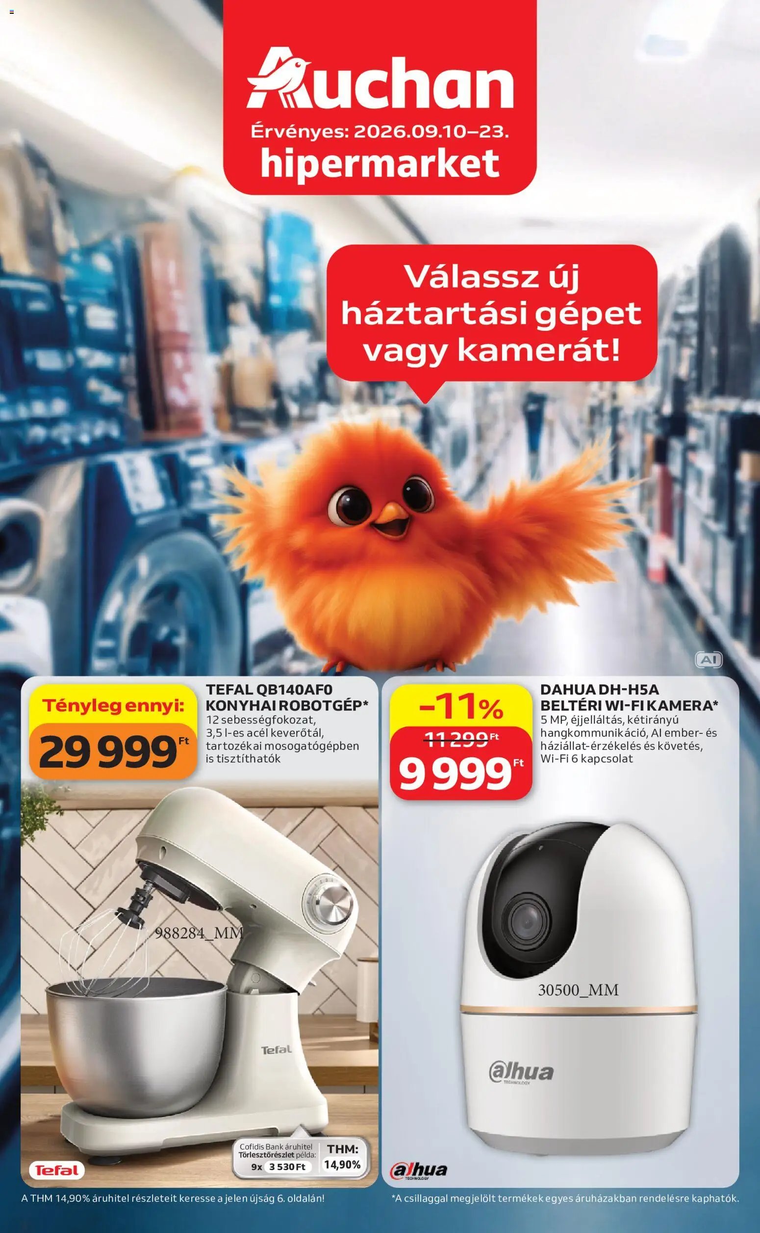 Auchan újság 2026.09.10. Auchan Kéthetes Elektronikai ajánlatok