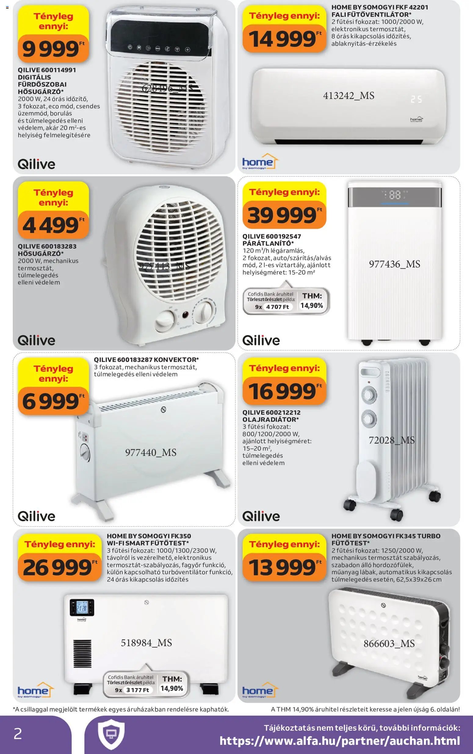 Auchan újság 2026.09.10. Auchan Kéthetes Elektronikai ajánlatok