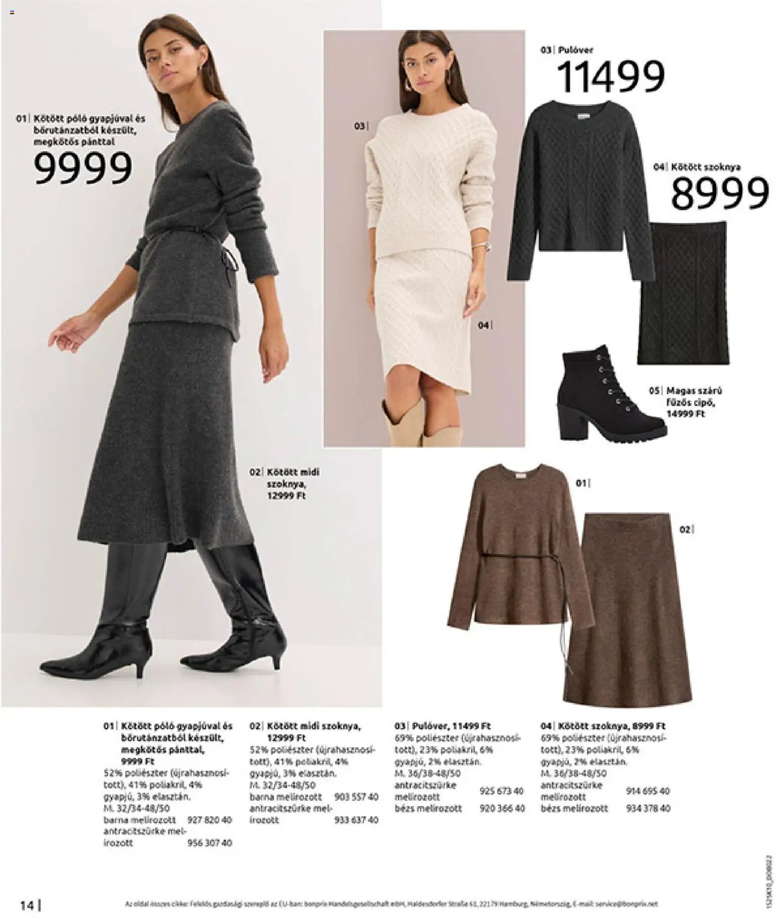 Bonprix újság 2025.11.04. Bonprix katalógus - Az ősz stílusában (2025-11-04 - 2025-12-08)