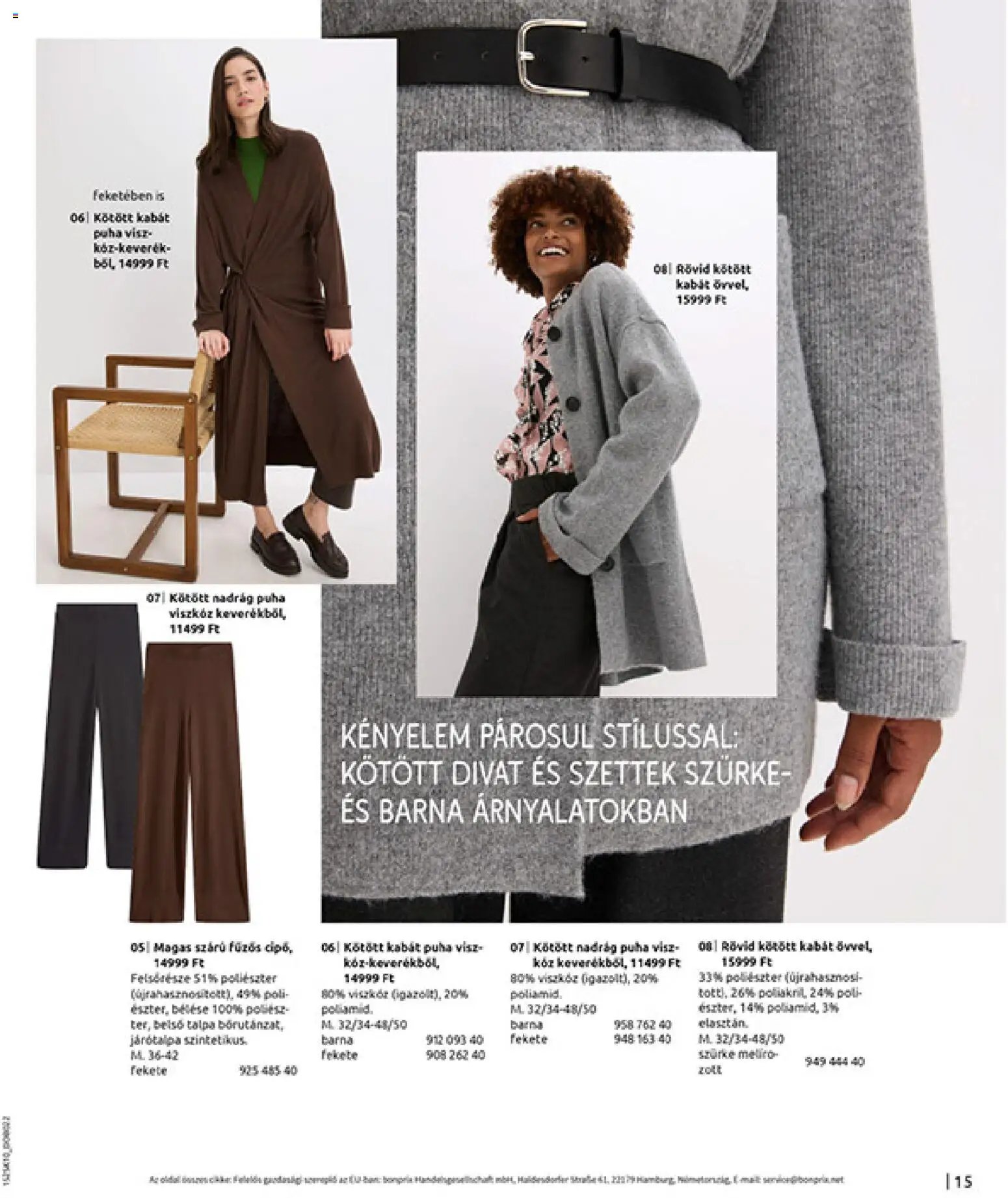 Bonprix újság 2025.11.04. Bonprix katalógus - Az ősz stílusában (2025-11-04 - 2025-12-08)