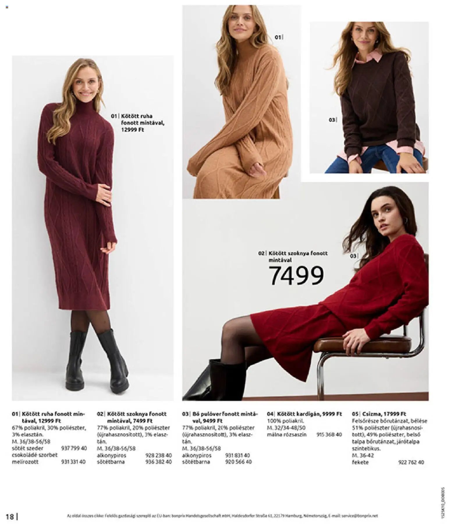 Bonprix újság 2025.11.04. Bonprix katalógus - Az ősz stílusában (2025-11-04 - 2025-12-08)