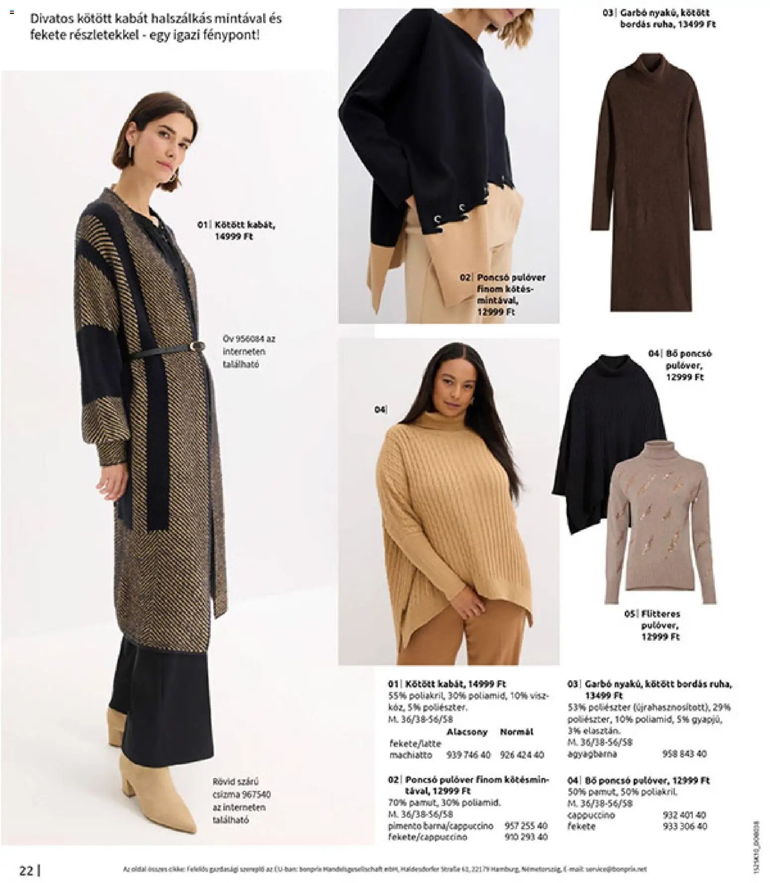 Bonprix újság 2025.11.04. Bonprix katalógus - Az ősz stílusában (2025-11-04 - 2025-12-08)