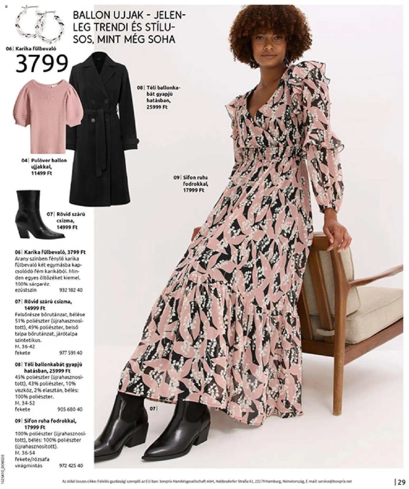 Bonprix újság 2025.11.04. Bonprix katalógus - Az ősz stílusában (2025-11-04 - 2025-12-08)