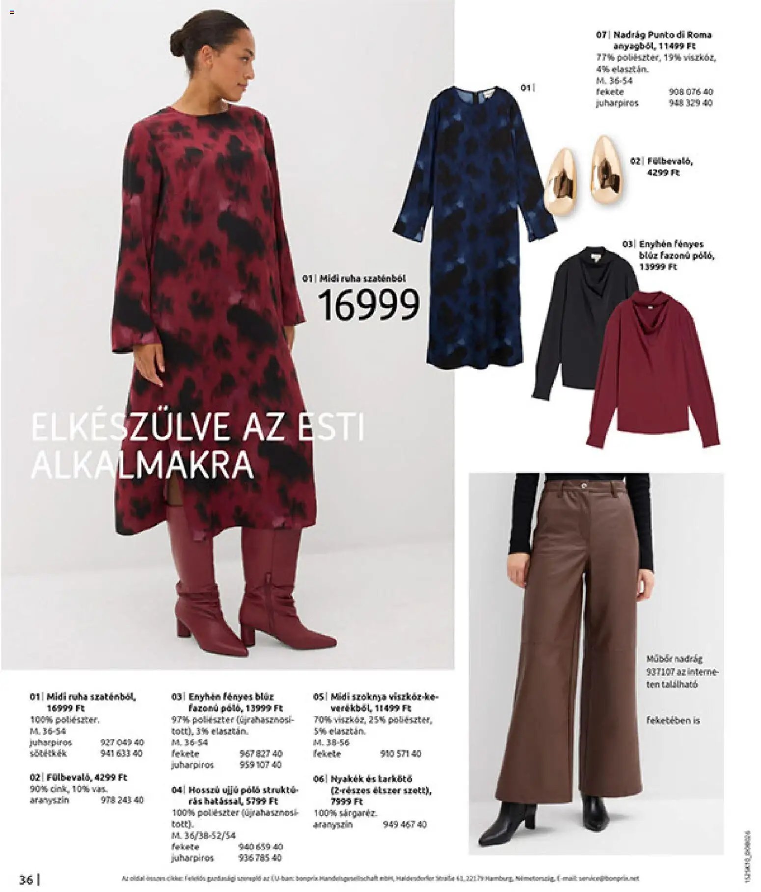 Bonprix újság 2025.11.04. Bonprix katalógus - Az ősz stílusában (2025-11-04 - 2025-12-08)