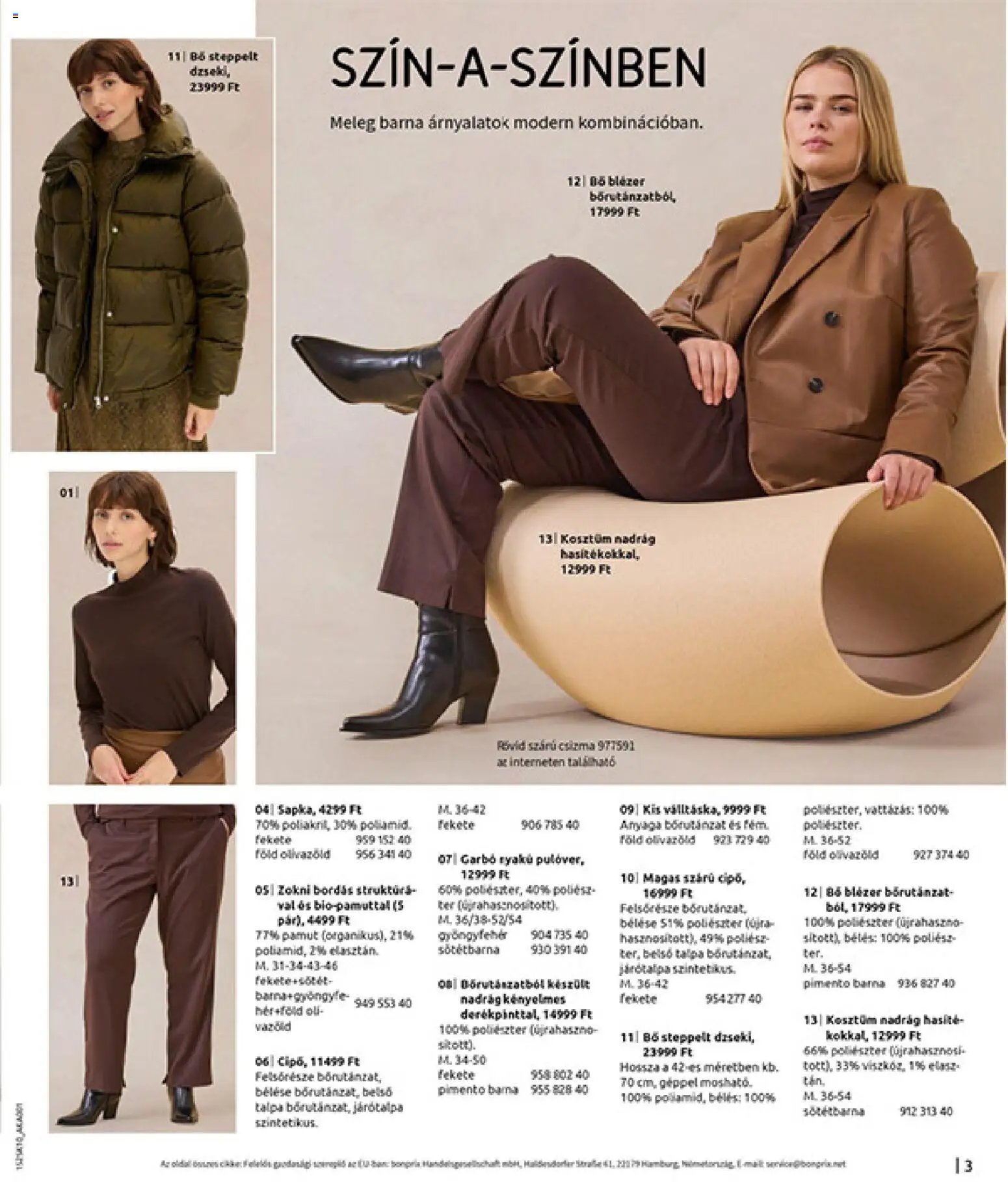 Bonprix újság 2025.11.04. Bonprix katalógus - Az ősz stílusában (2025-11-04 - 2025-12-08)