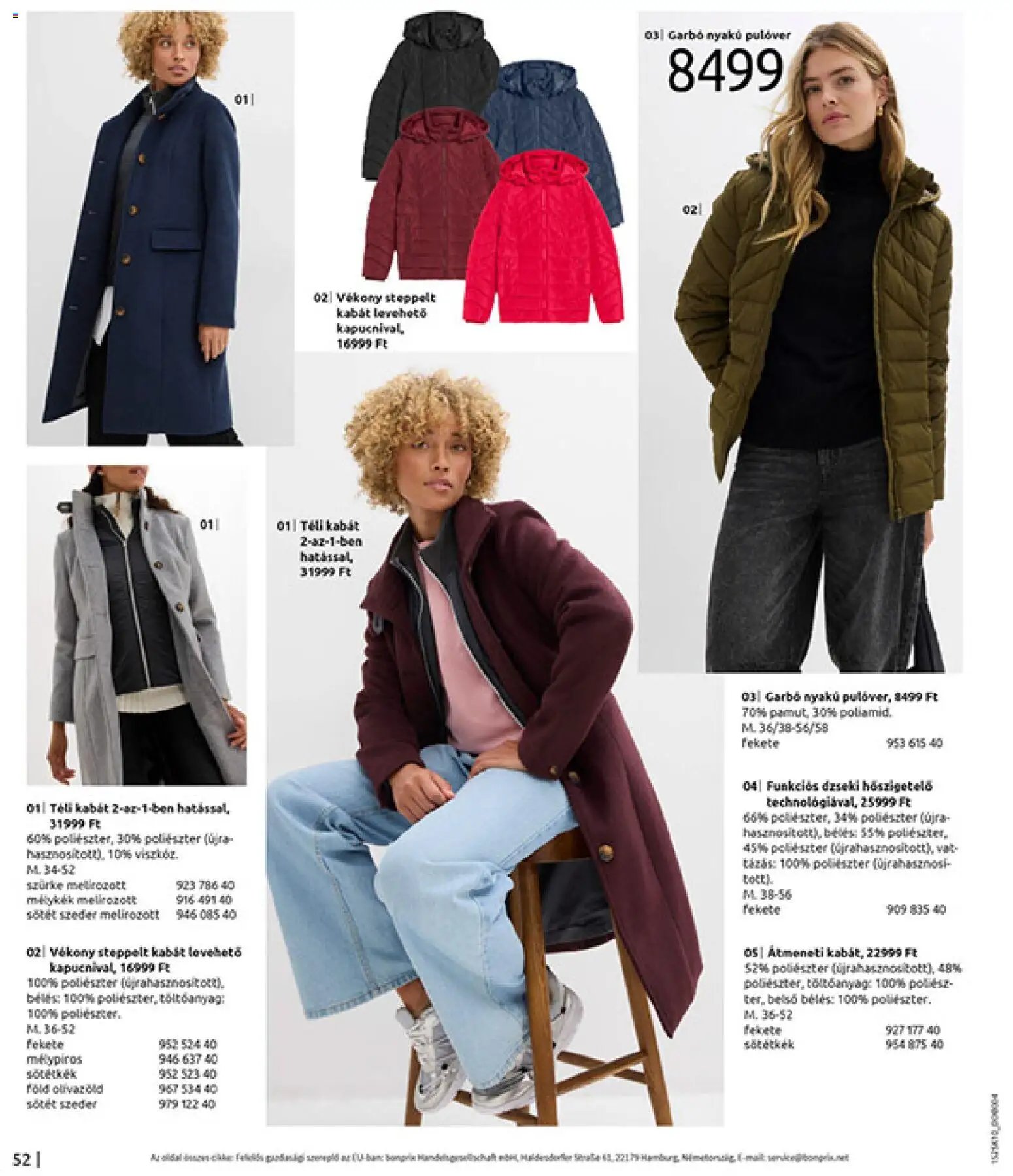 Bonprix újság 2025.11.04. Bonprix katalógus - Az ősz stílusában (2025-11-04 - 2025-12-08)