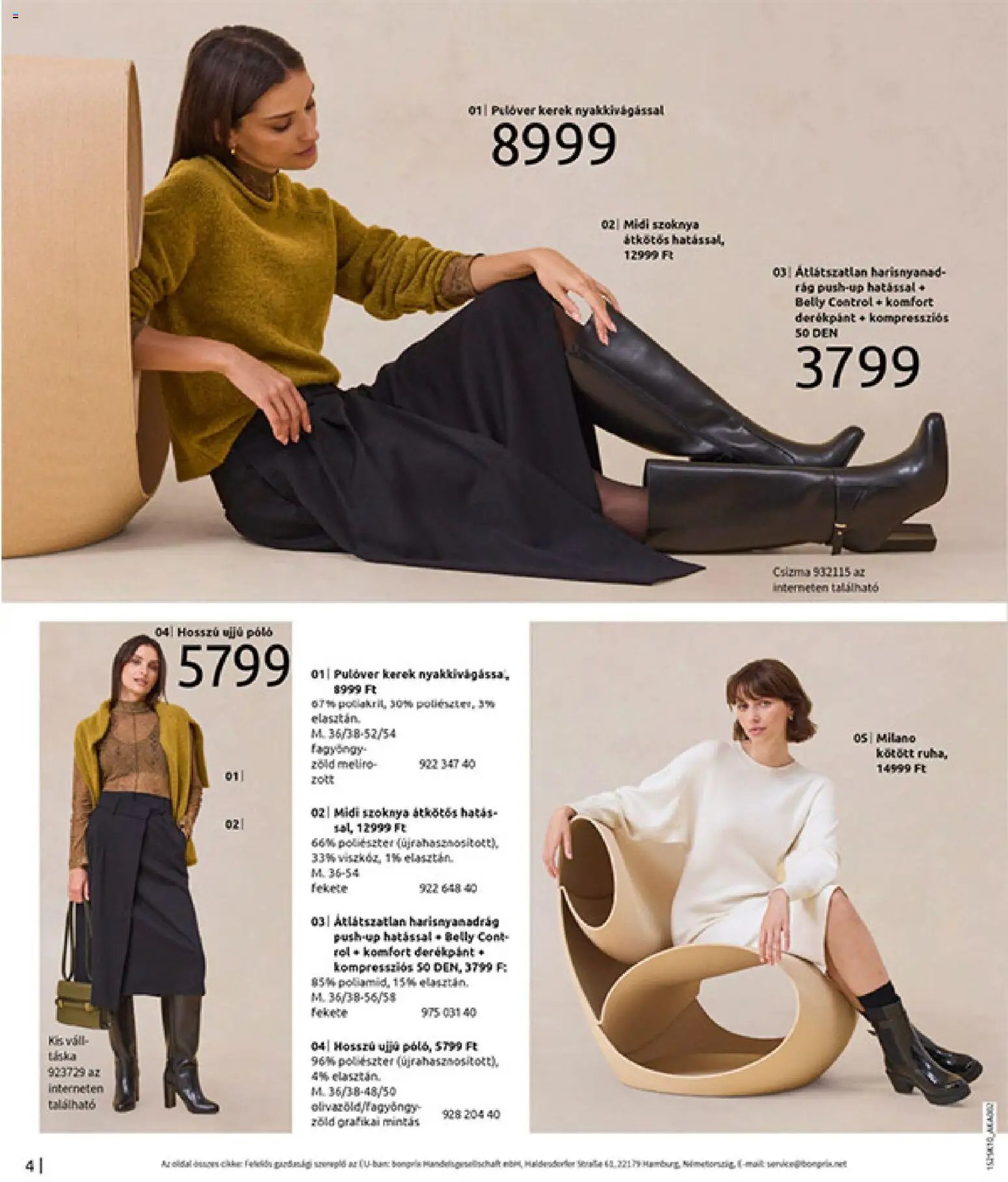 Bonprix újság 2025.11.04. Bonprix katalógus - Az ősz stílusában (2025-11-04 - 2025-12-08)