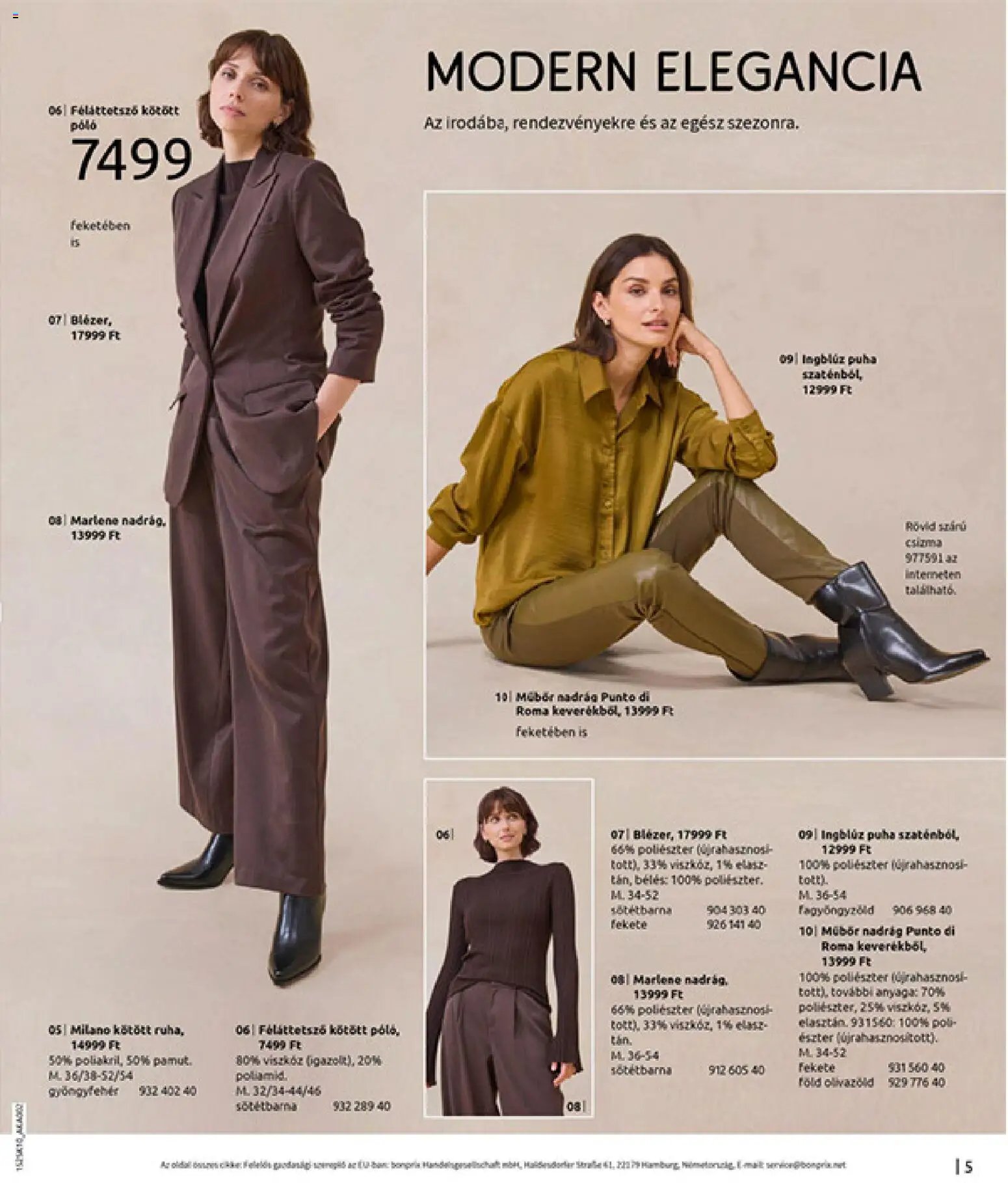 Bonprix újság 2025.11.04. Bonprix katalógus - Az ősz stílusában (2025-11-04 - 2025-12-08)