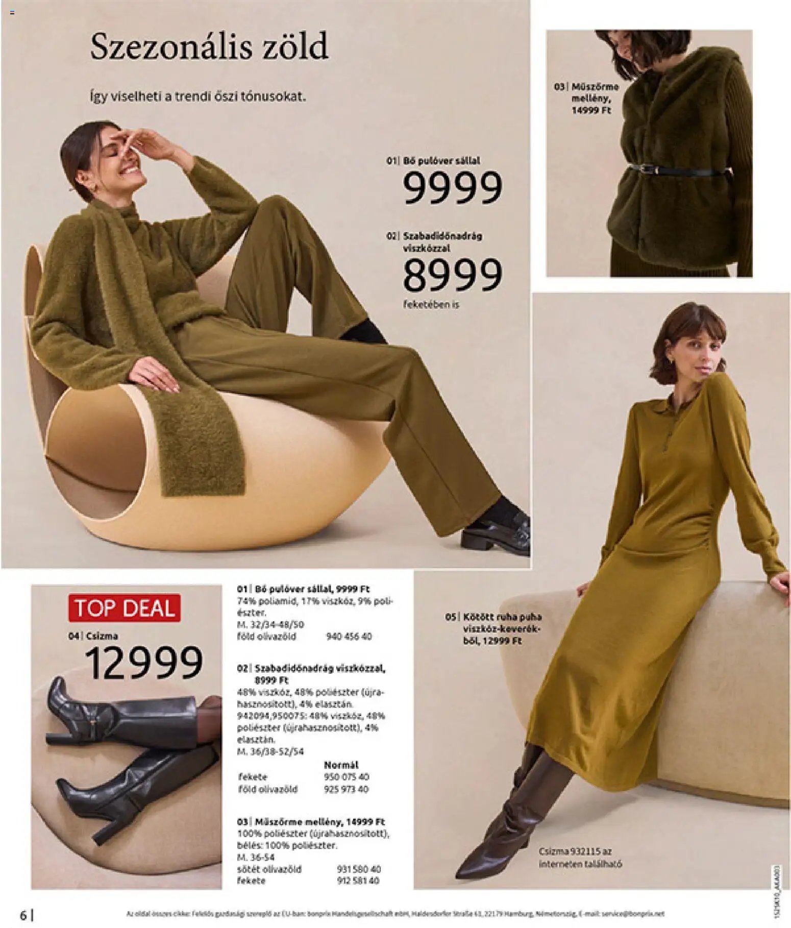 Bonprix újság 2025.11.04. Bonprix katalógus - Az ősz stílusában (2025-11-04 - 2025-12-08)