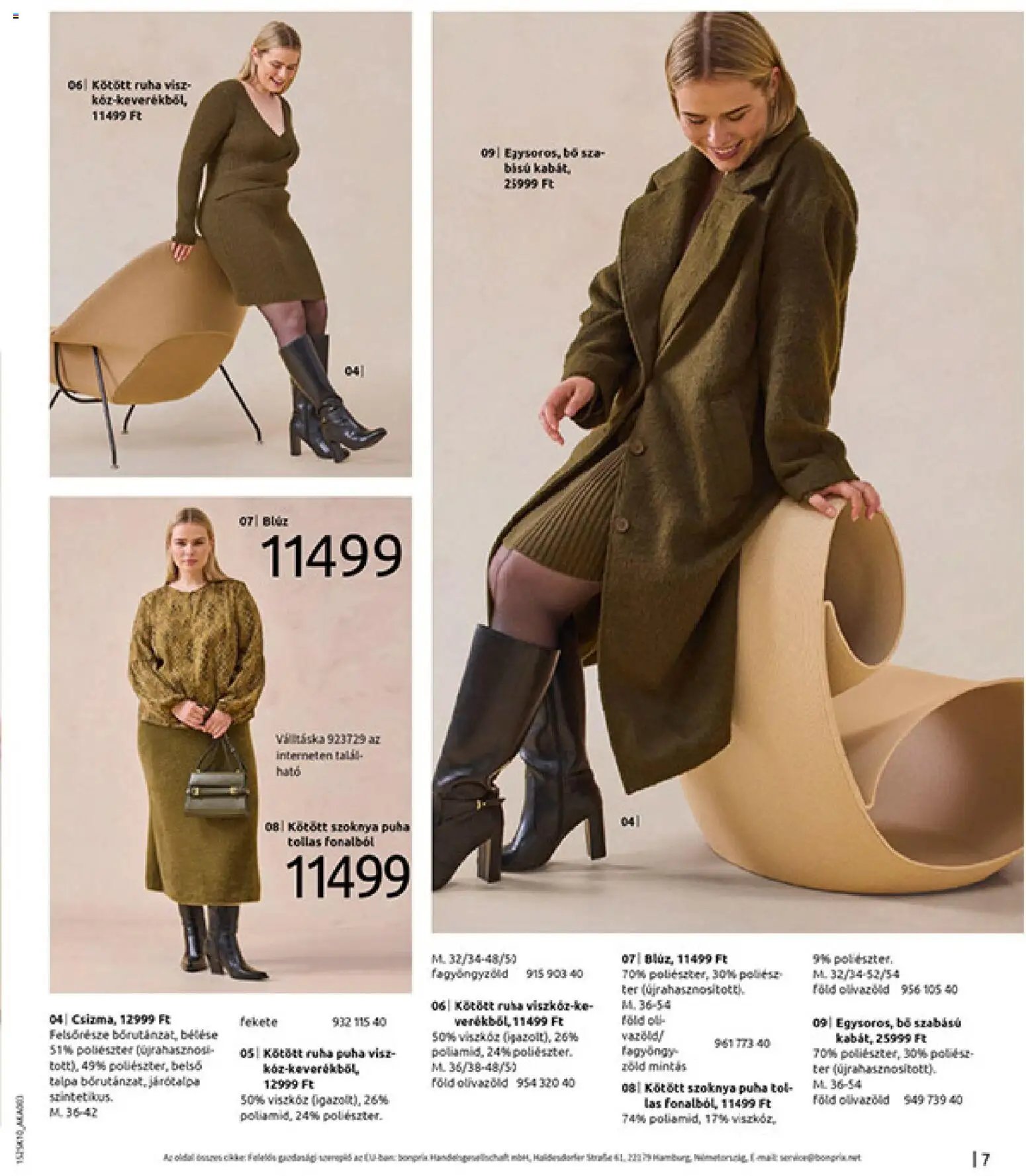 Bonprix újság 2025.11.04. Bonprix katalógus - Az ősz stílusában (2025-11-04 - 2025-12-08)