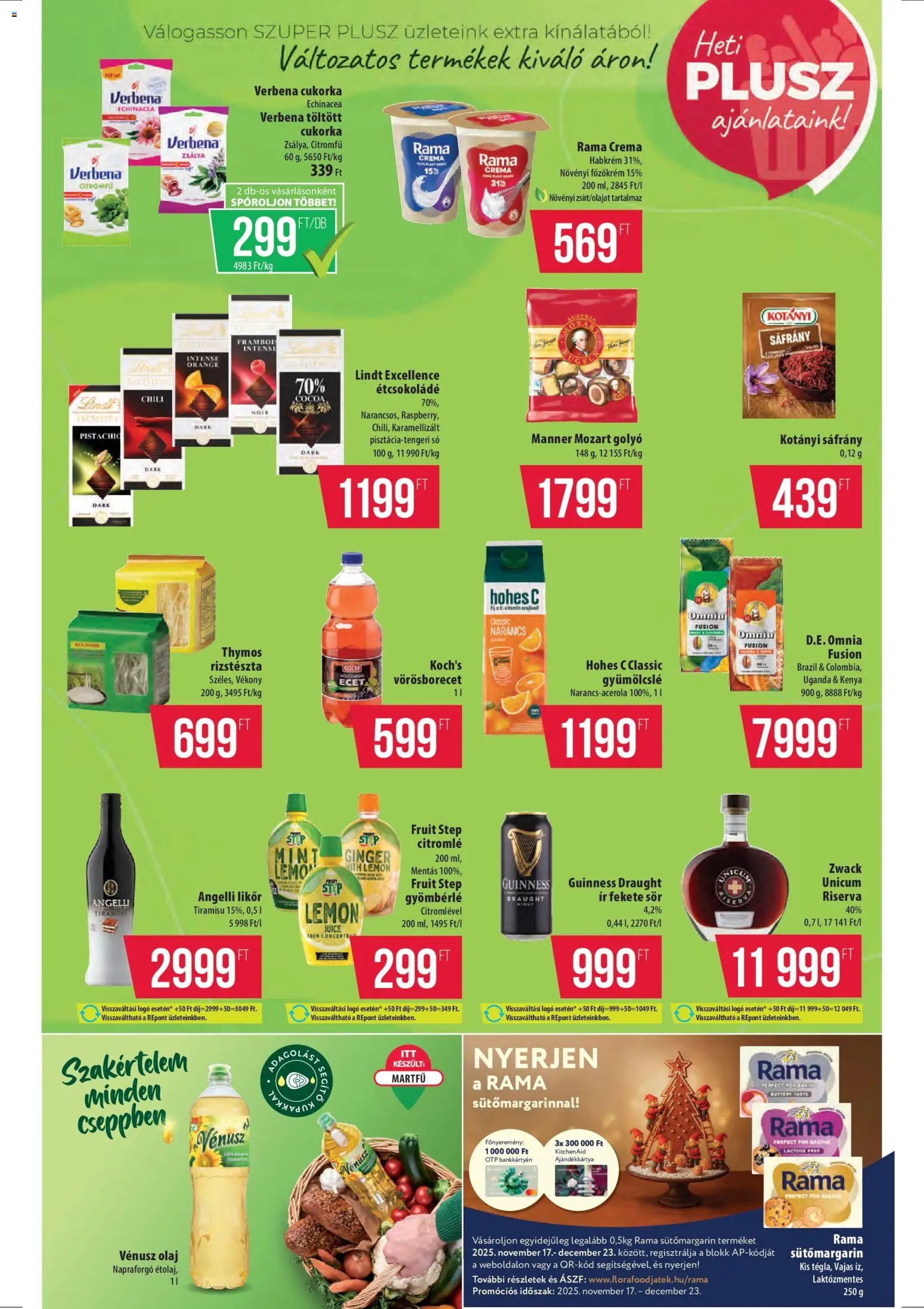 COOP újság 2025.11.27. Tisza - Szuper Plusz (2025-11-27 - 2025-12-03)