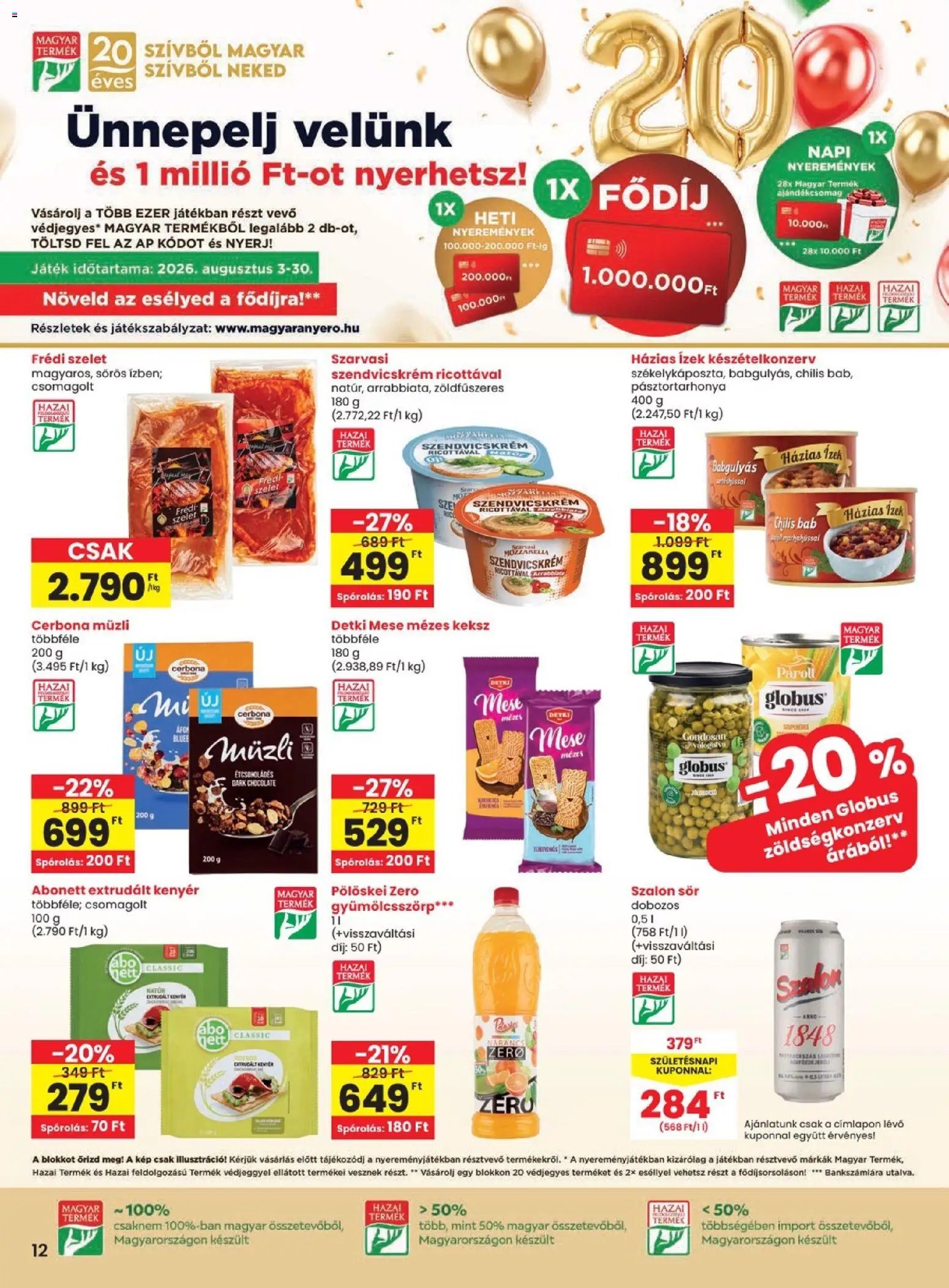 Spar újság 2026.08.13. Spar akciós újság