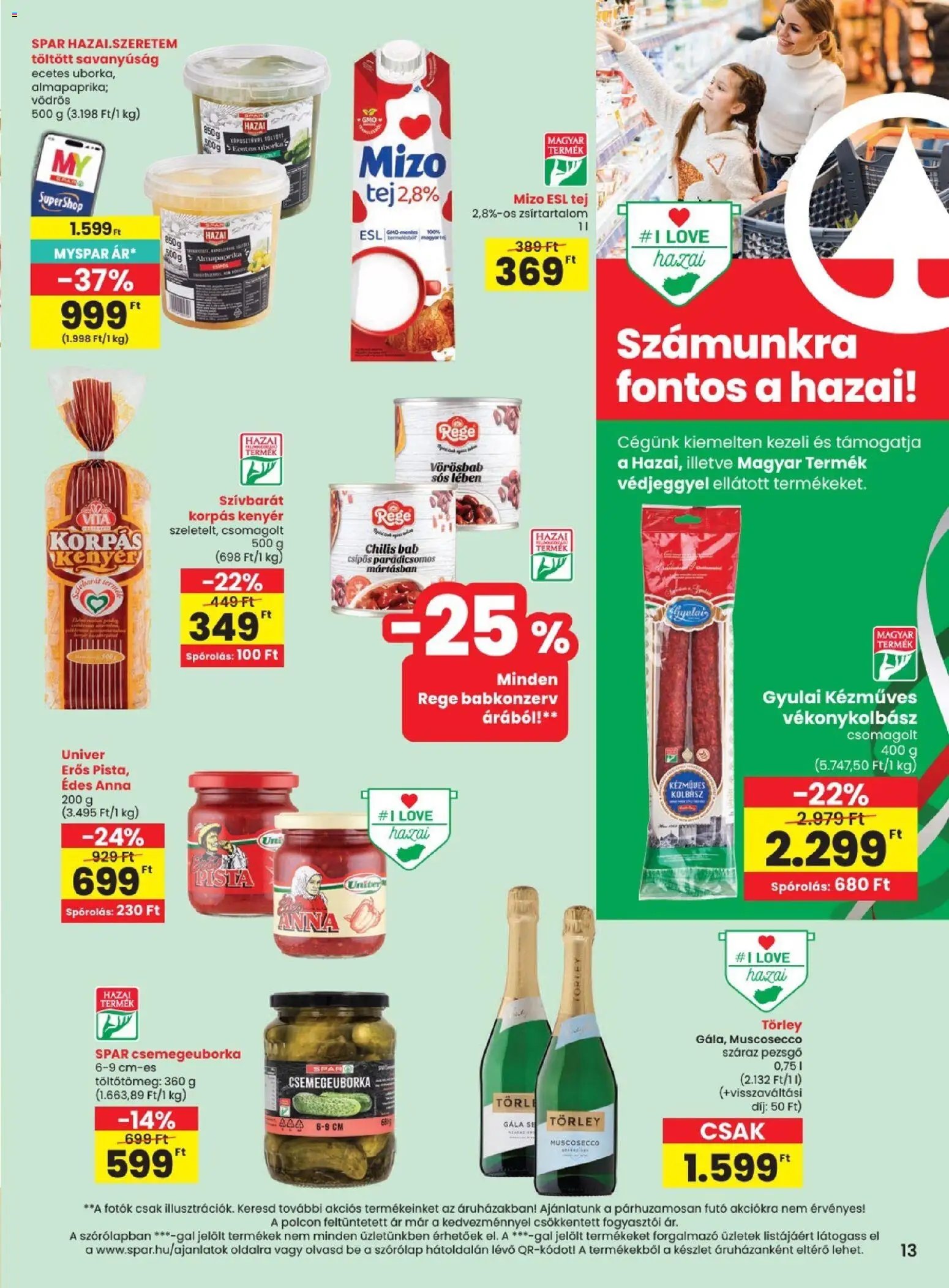 Spar újság 2026.08.13. Spar akciós újság